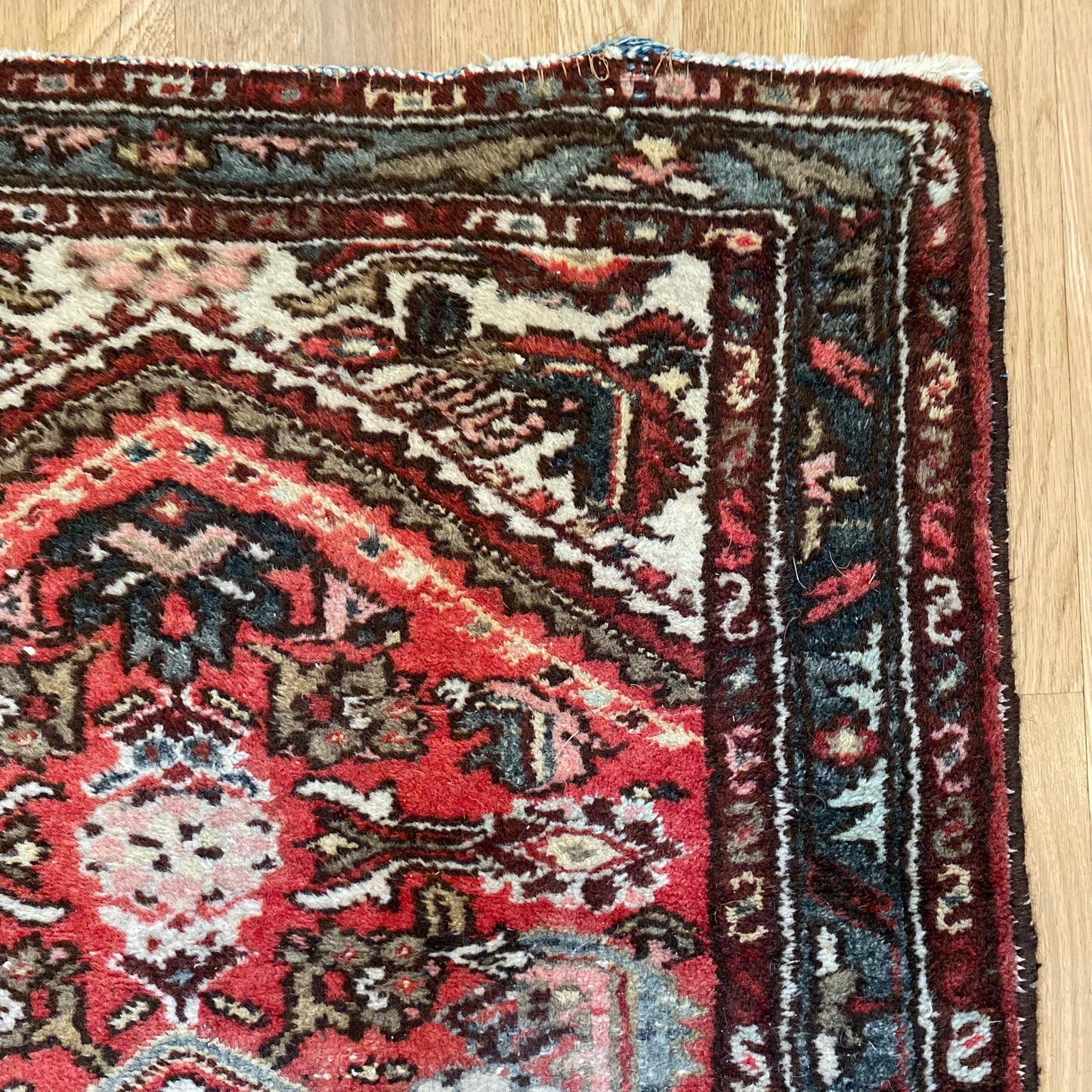 Vintage Rug, 2' 5 x 4' 1 Red