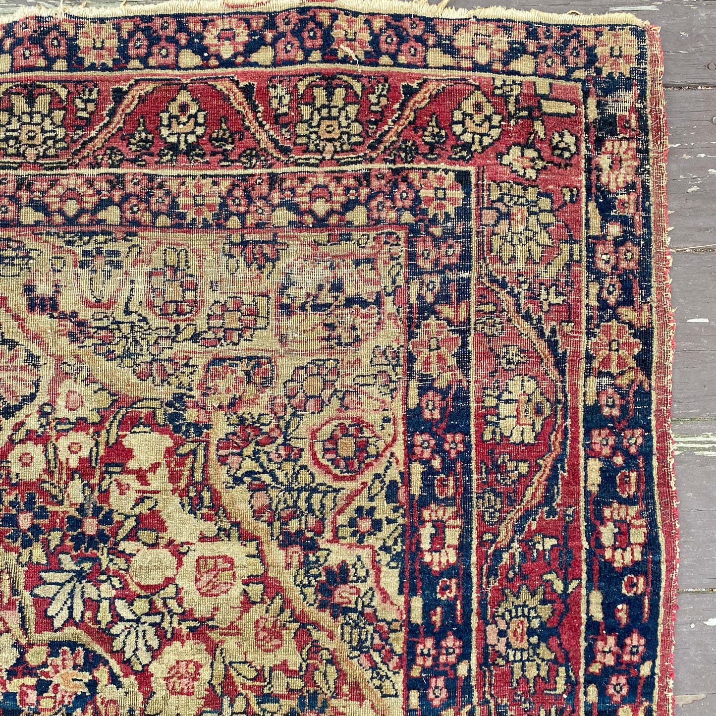 Antique Rug, 4' x 6' 9 Magenta