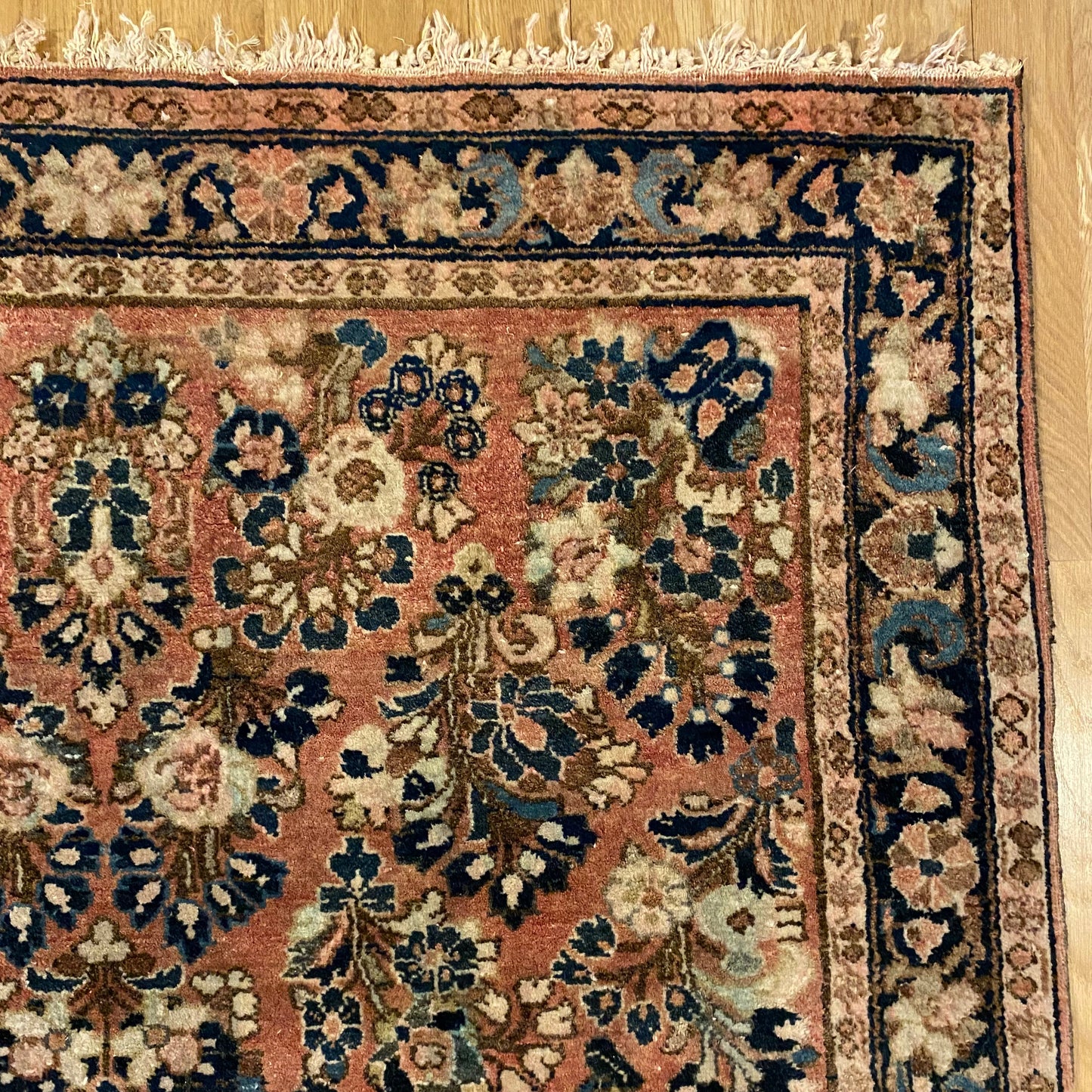 Vintage Rug, 3' 5 x 5' 5 Soft Red