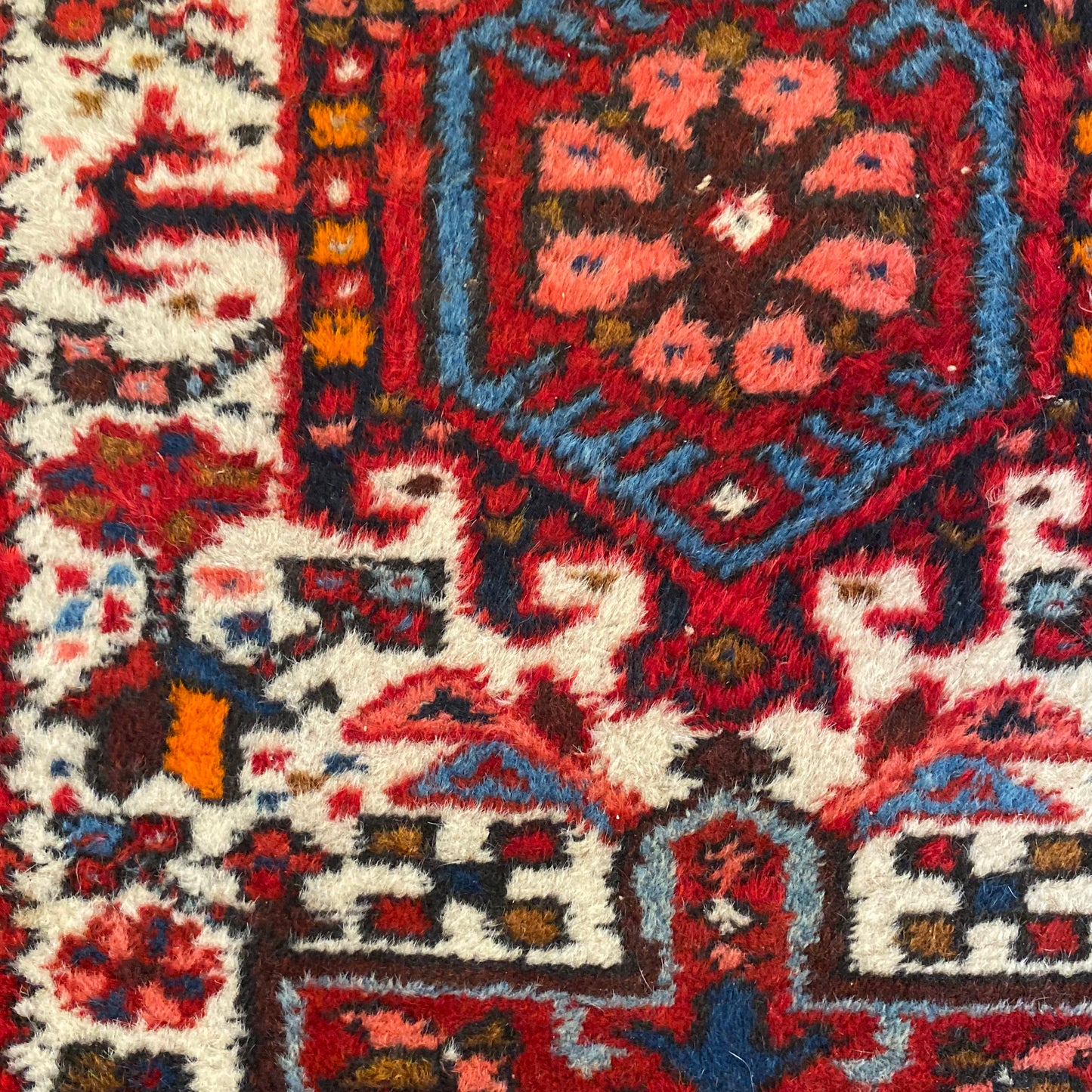 Vintage Rug, 2' 1 x 5' 9 White