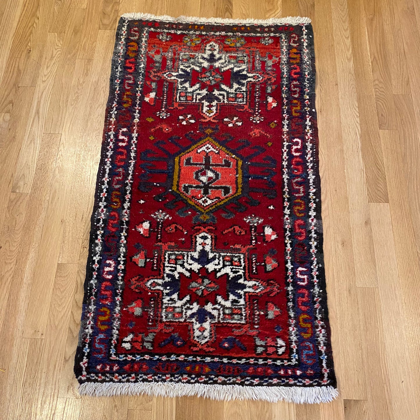 Vintage Rug, 2' 2 x 4' Red