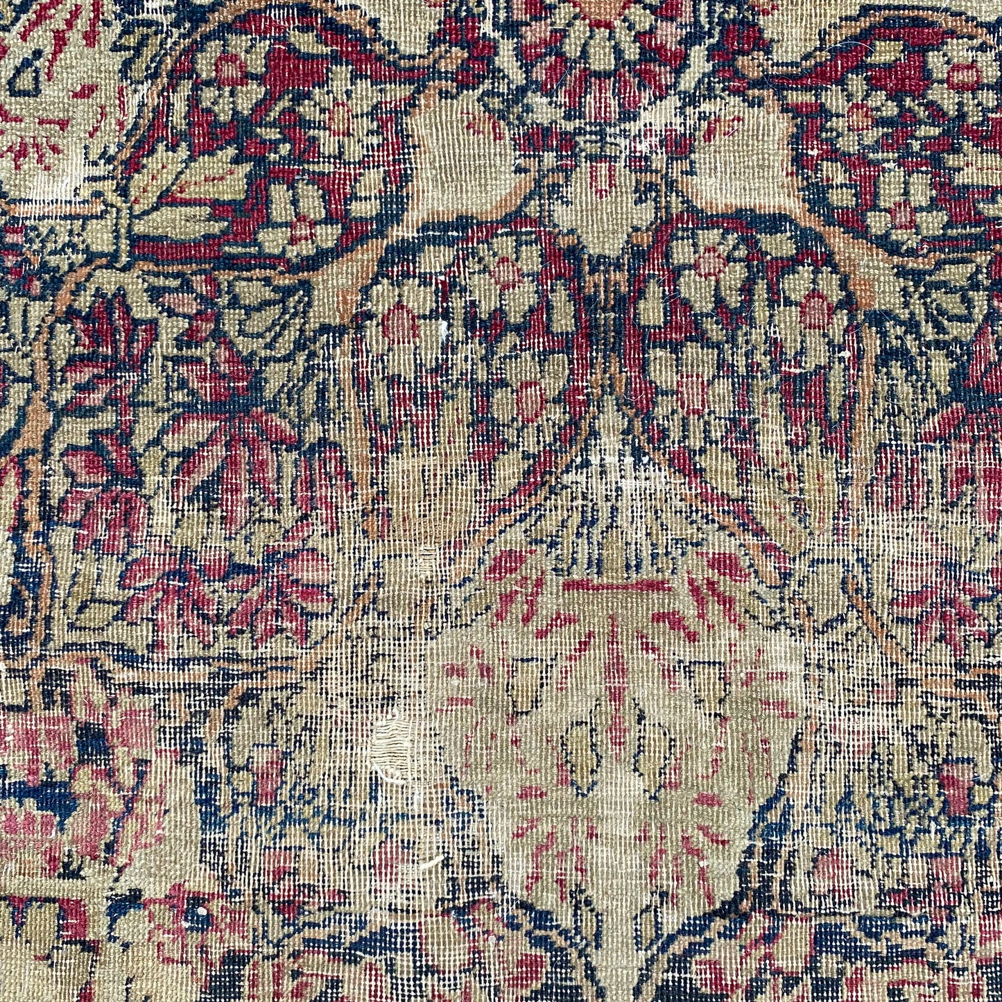 Antique Rug, 4' x 6' 9 Magenta