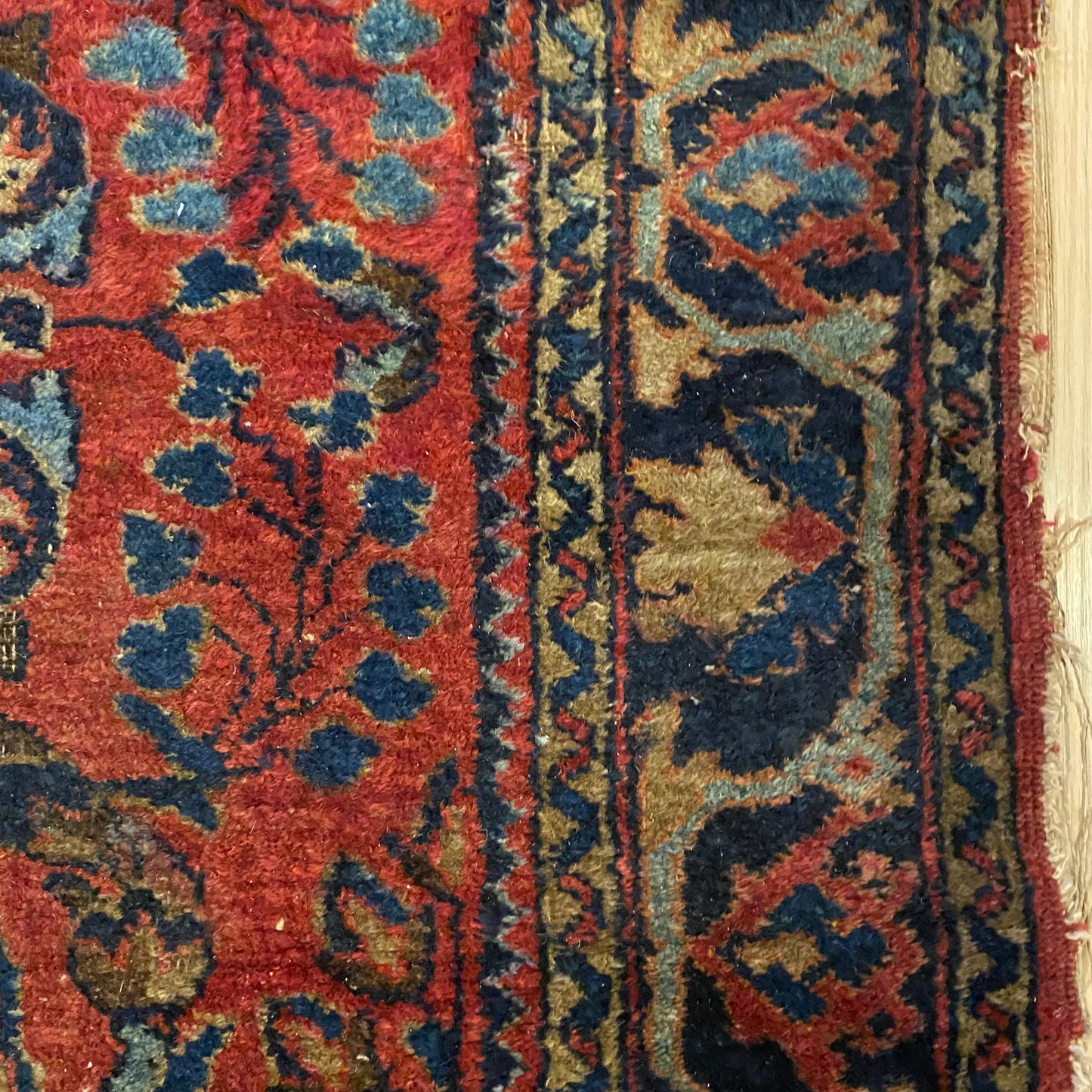 Vintage Rug, 3' 10 x 4' 10 Pink