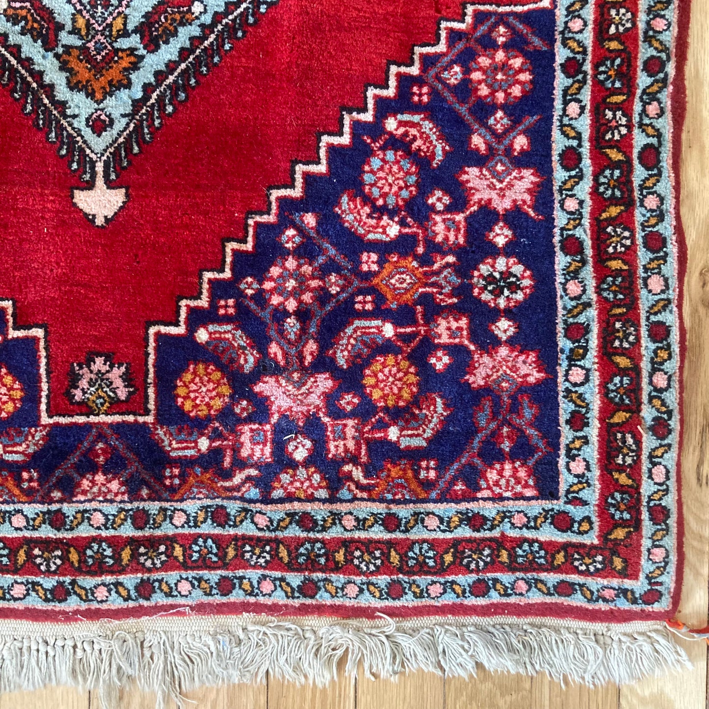 Vintage Rug, 2' 5 x 3' 1 Blue
