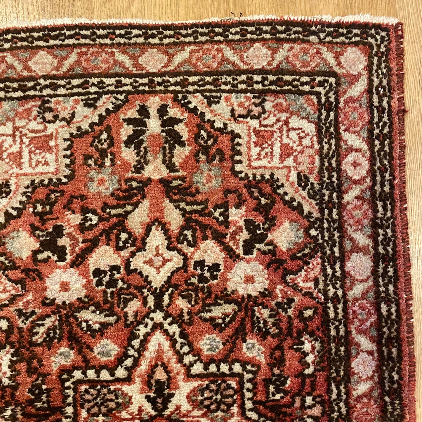 Vintage Rug, 1' 10 x 3' Soft Red