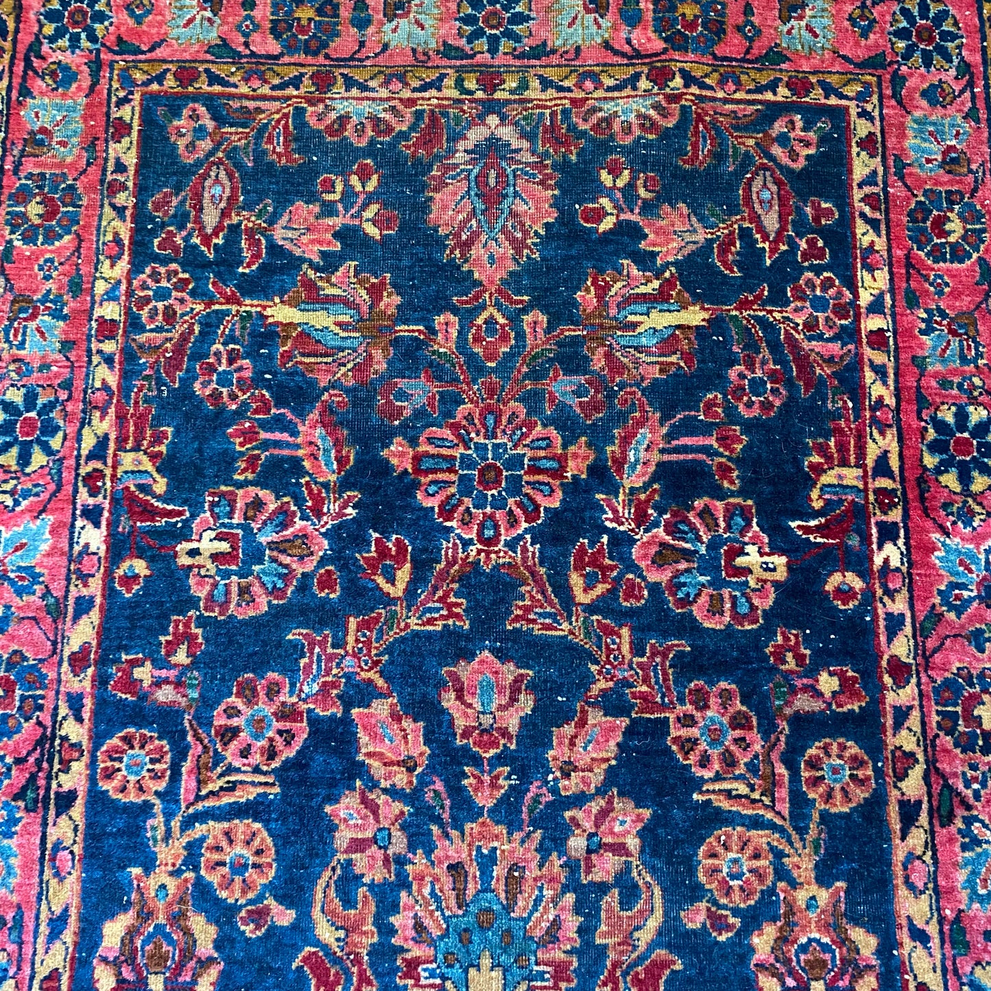 Vintage Rug, 2' 7 x 5' 7 Blue