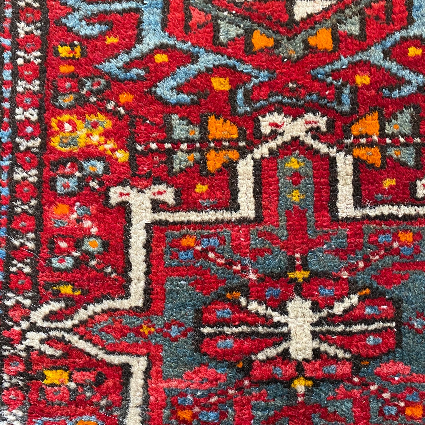 Vintage Rug, 1' 11 x 2' 8 Red