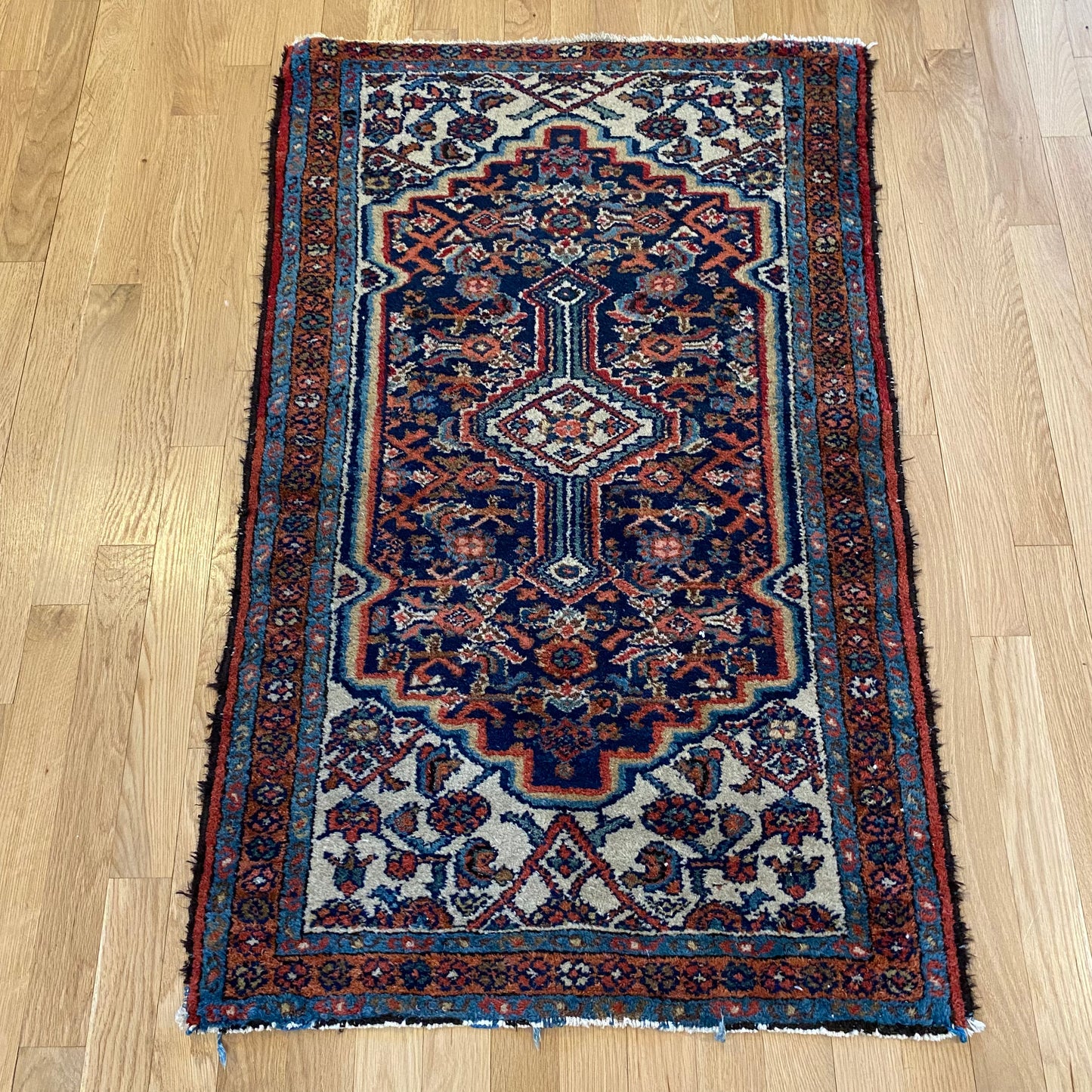 Vintage Rug, 2' 4 x 3' 8 Blue