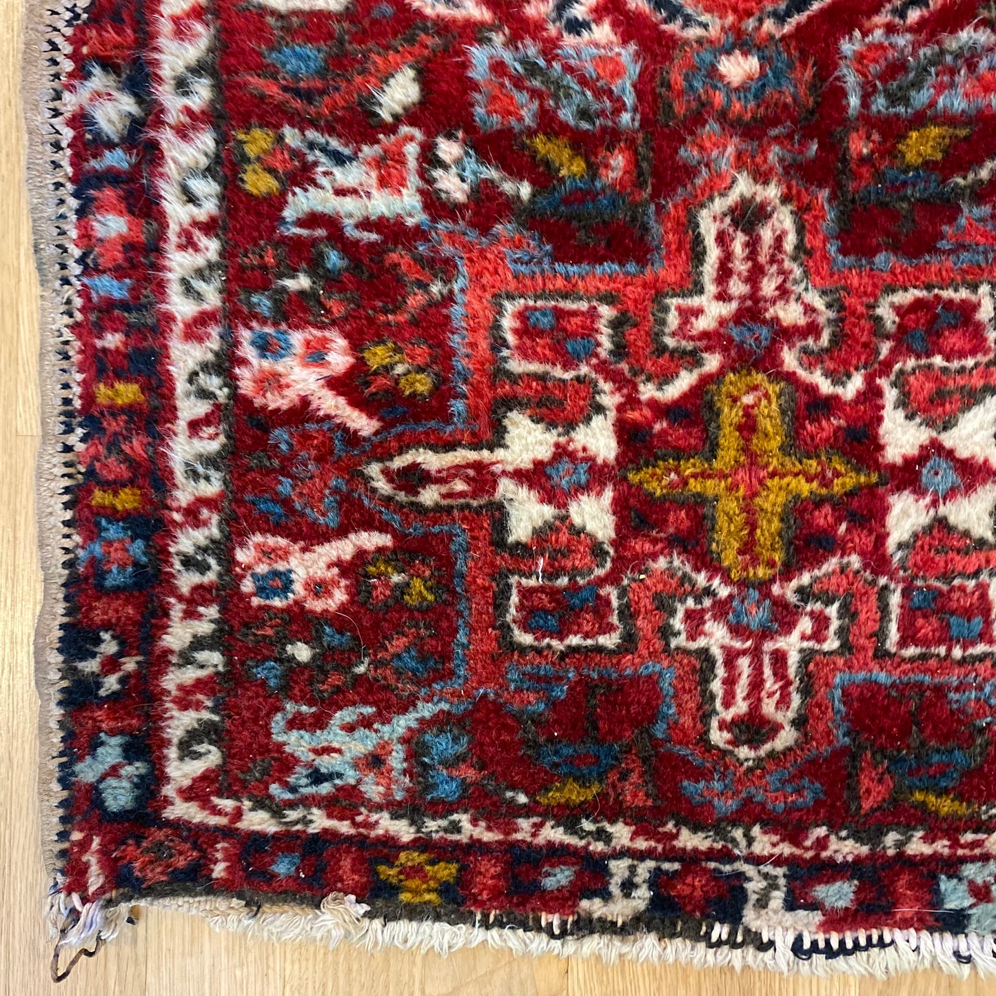 Vintage Rug, 1' 11 x 2' 9 Red
