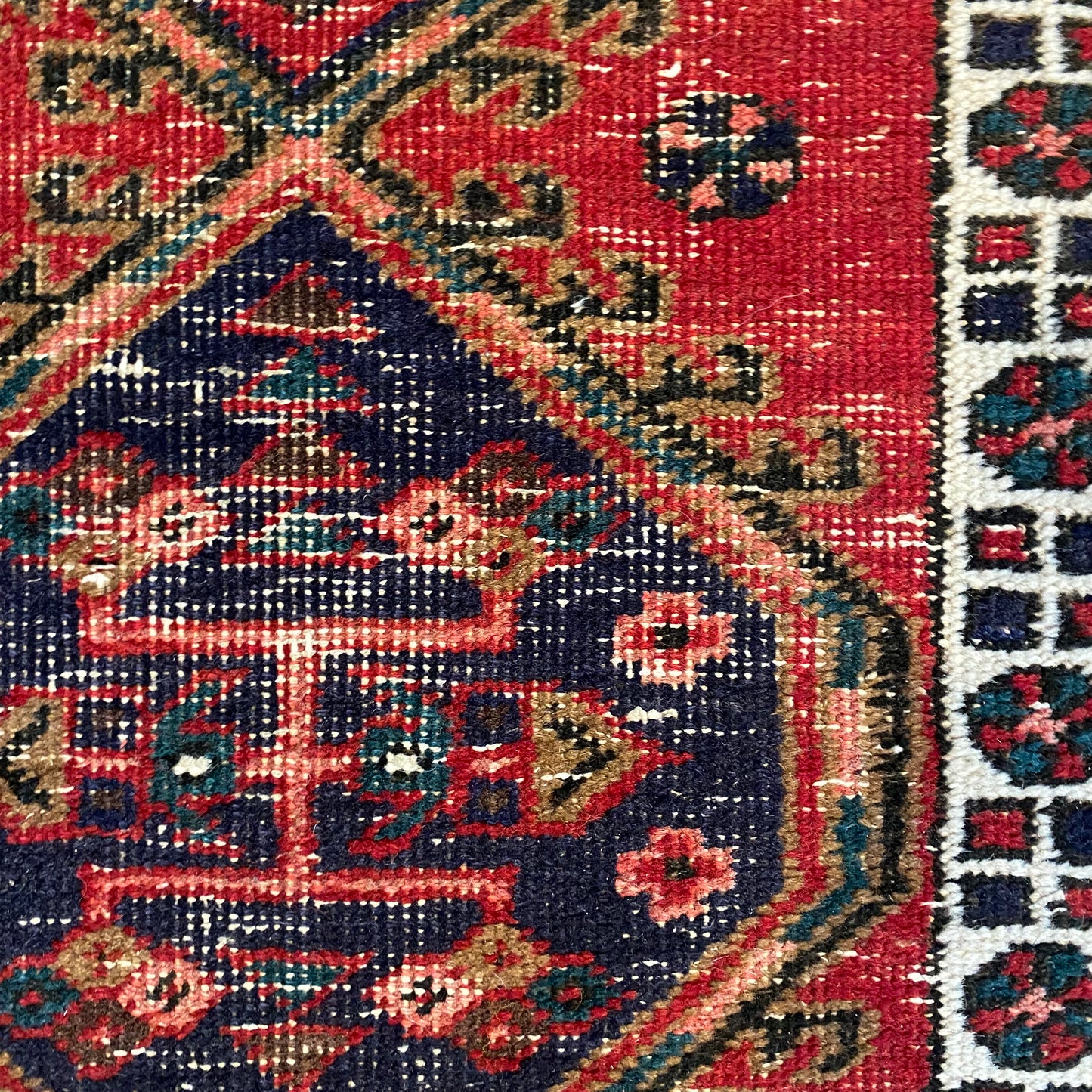 Vintage Rug, 1' 10 x 5' 1 Red