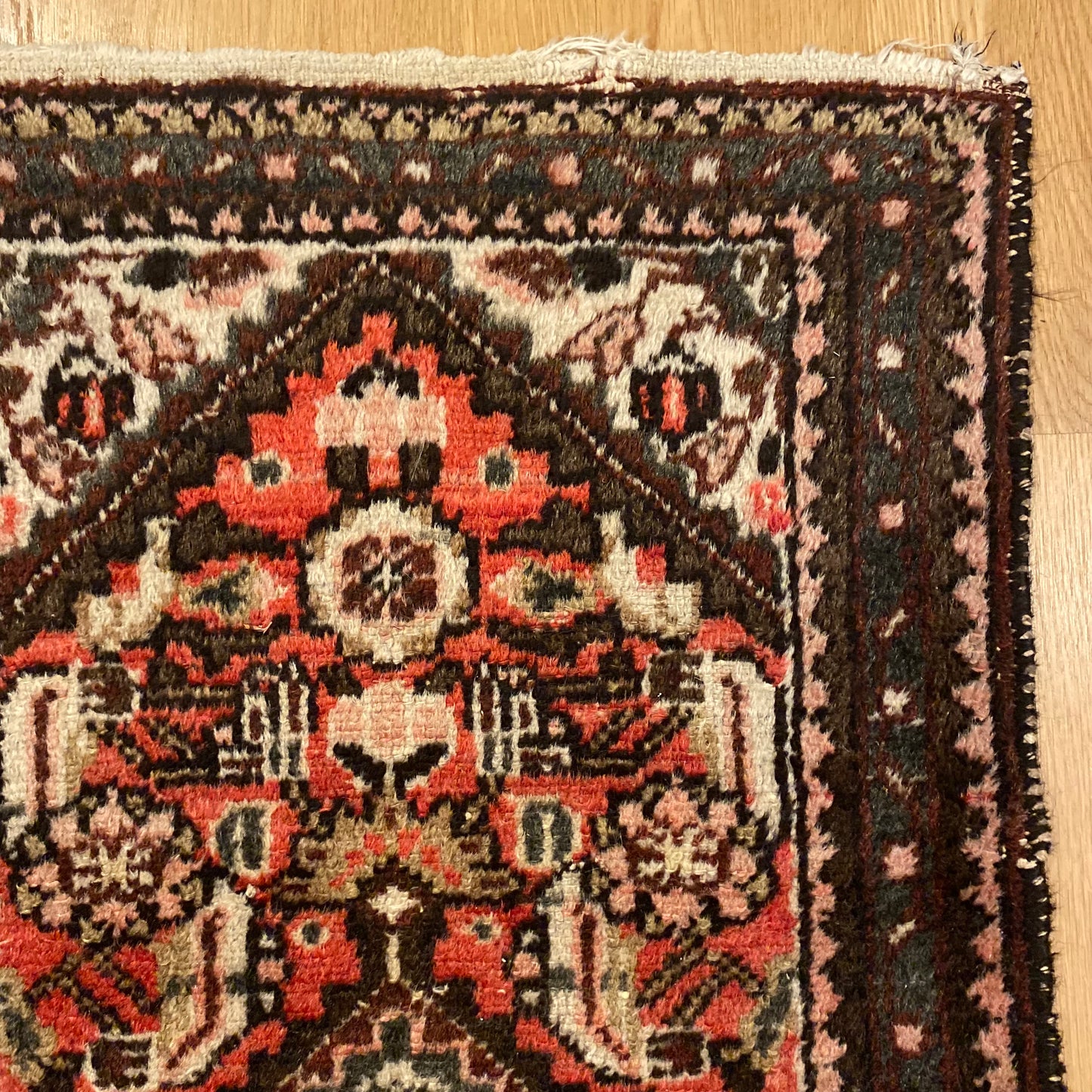 Vintage Rug, 1' 9 x 2' 10 Red