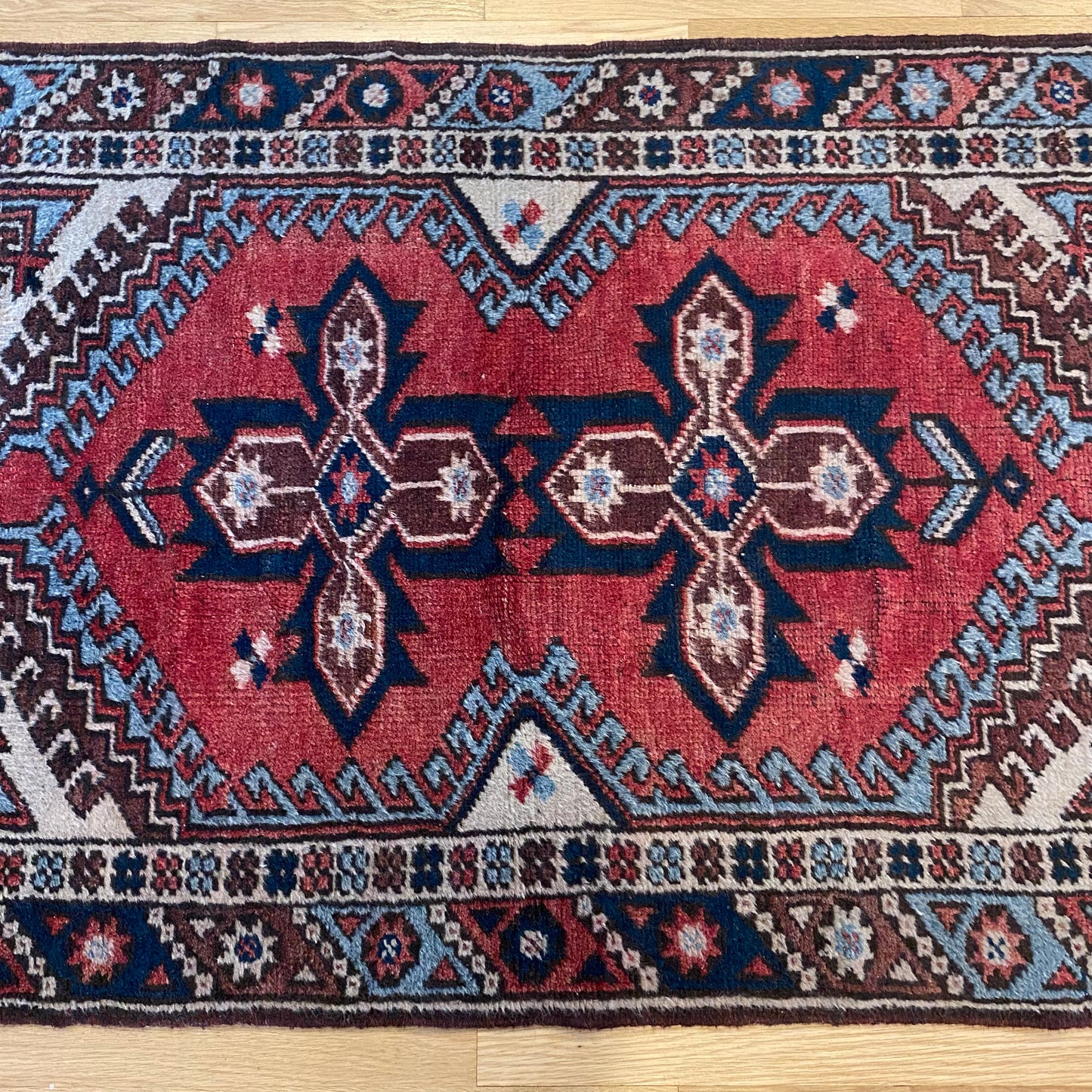 Vintage Rug, 2' 5 x 4' 2 Red