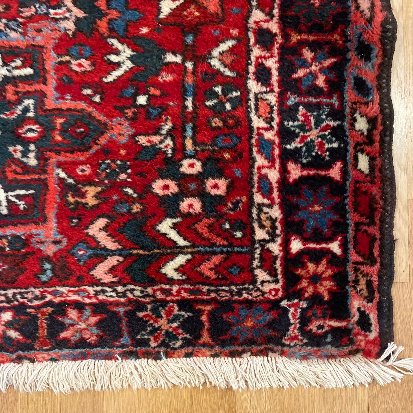 Vintage Rug, 3' 10 x 4' 8 Red
