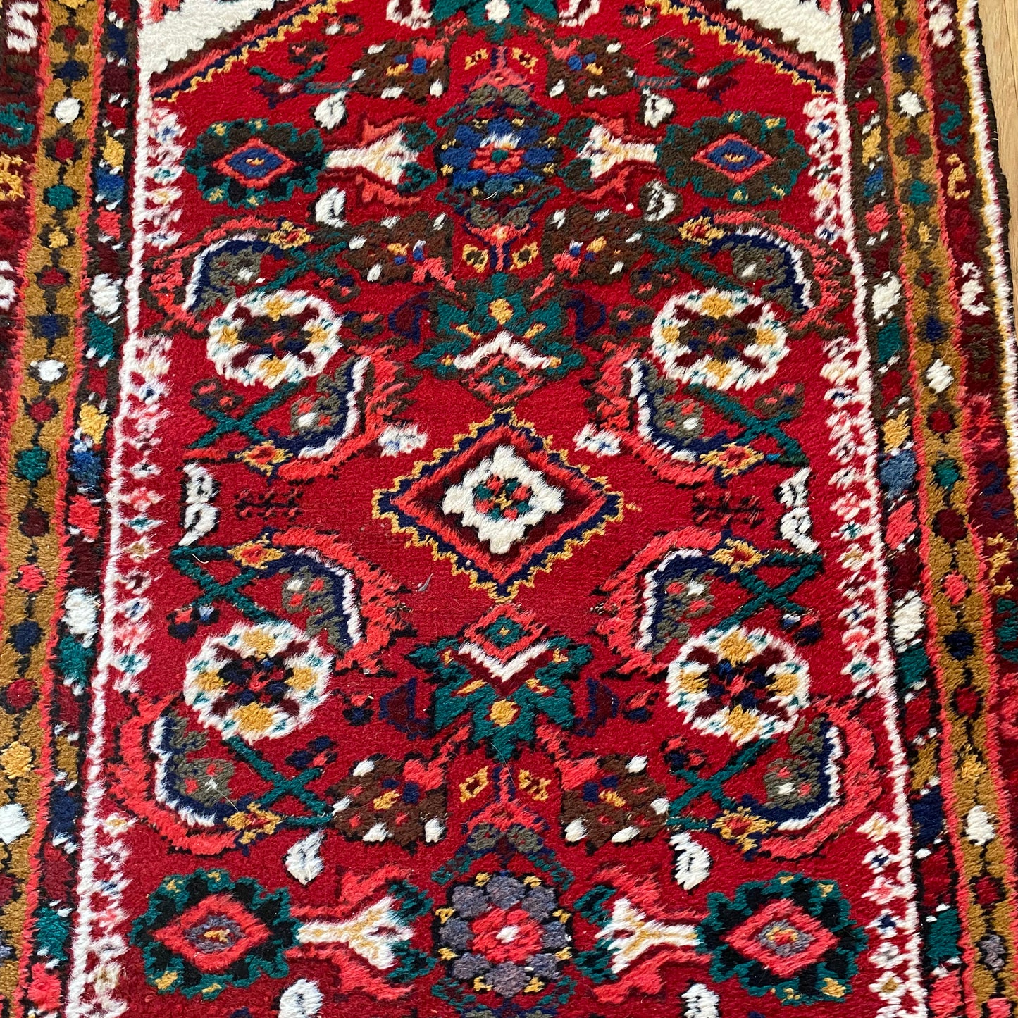 Vintage Rug, 2' 5 x 4' Red