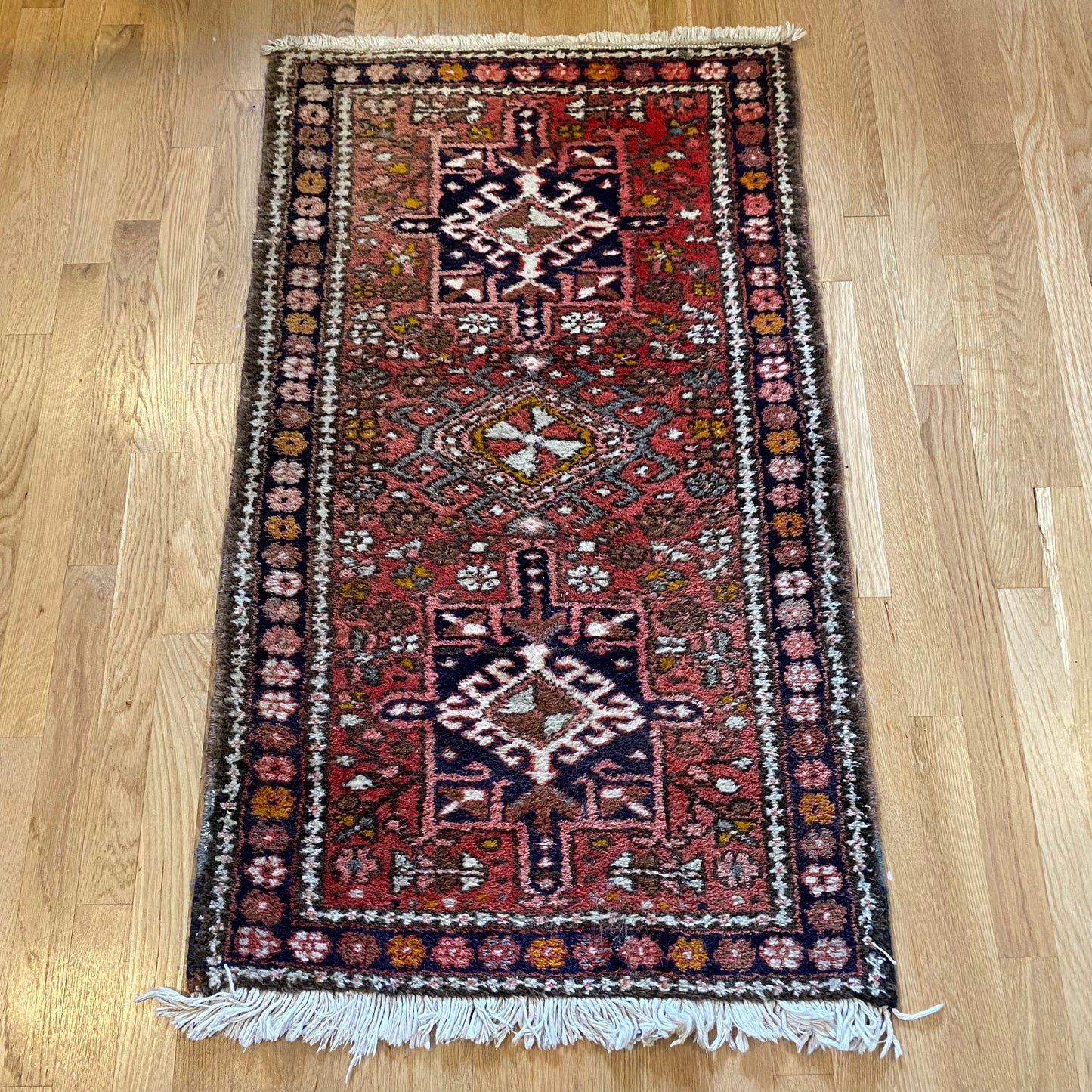 Vintage Rug, 2' 4 x 4' 1 Red