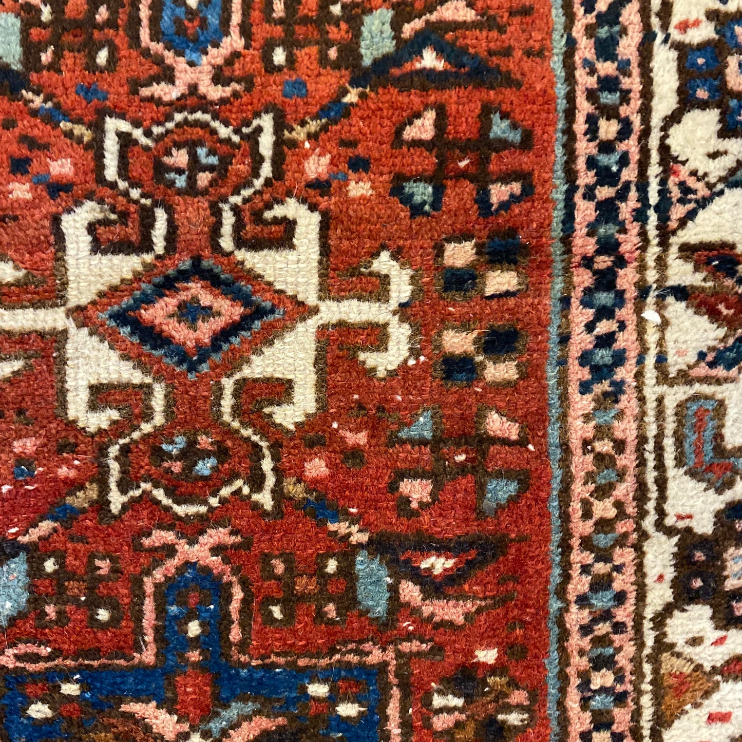 Vintage Rug, 1' 10 x 2' 10 Red