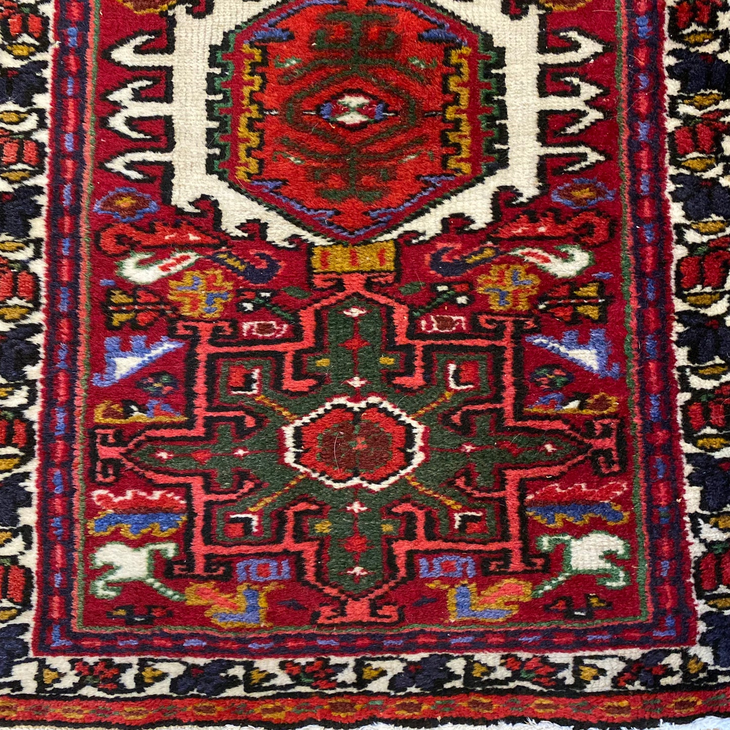 Vintage Rug, 2' 3 x 3' 1 Red