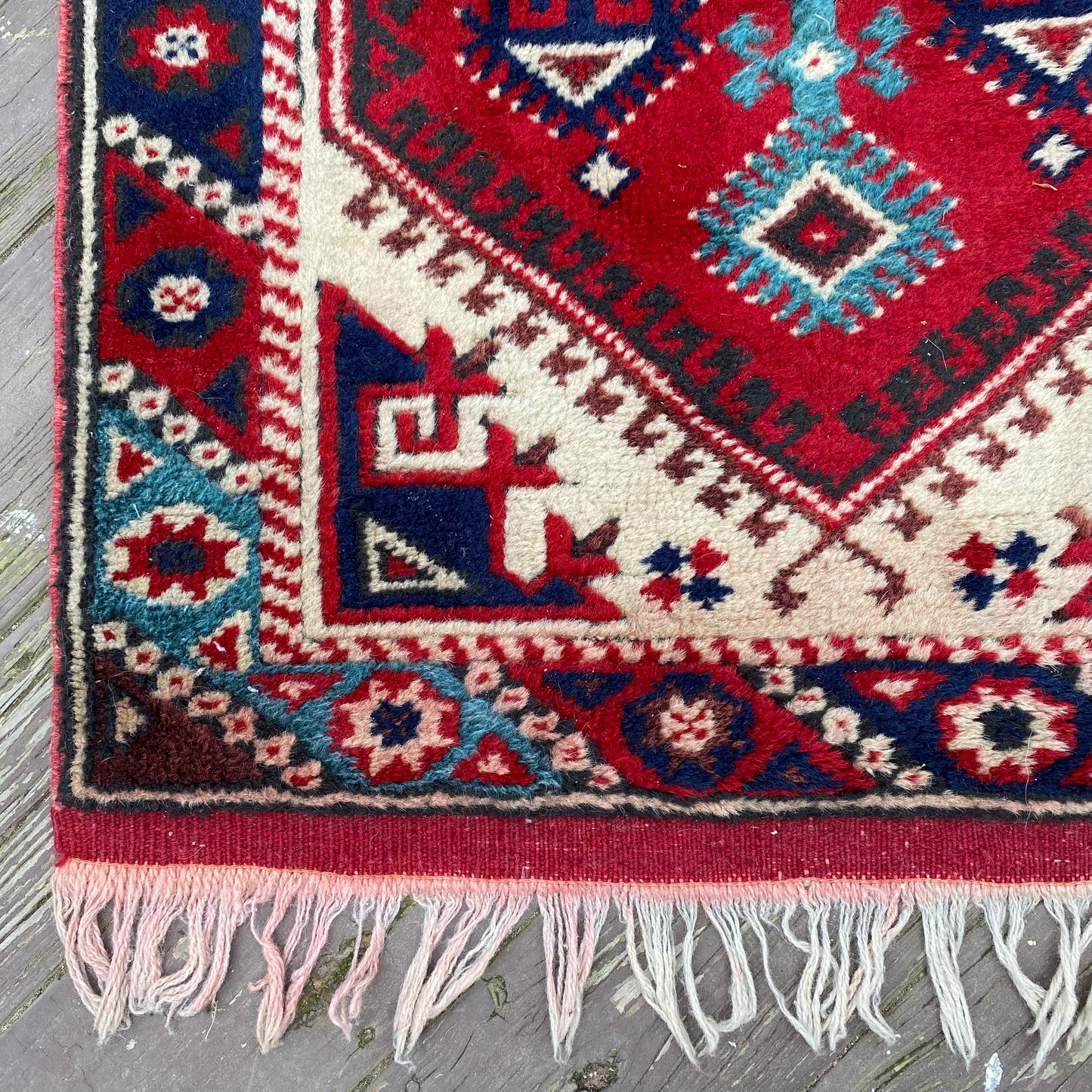 Vintage Rug, 2' 5 x 9' 8 Red