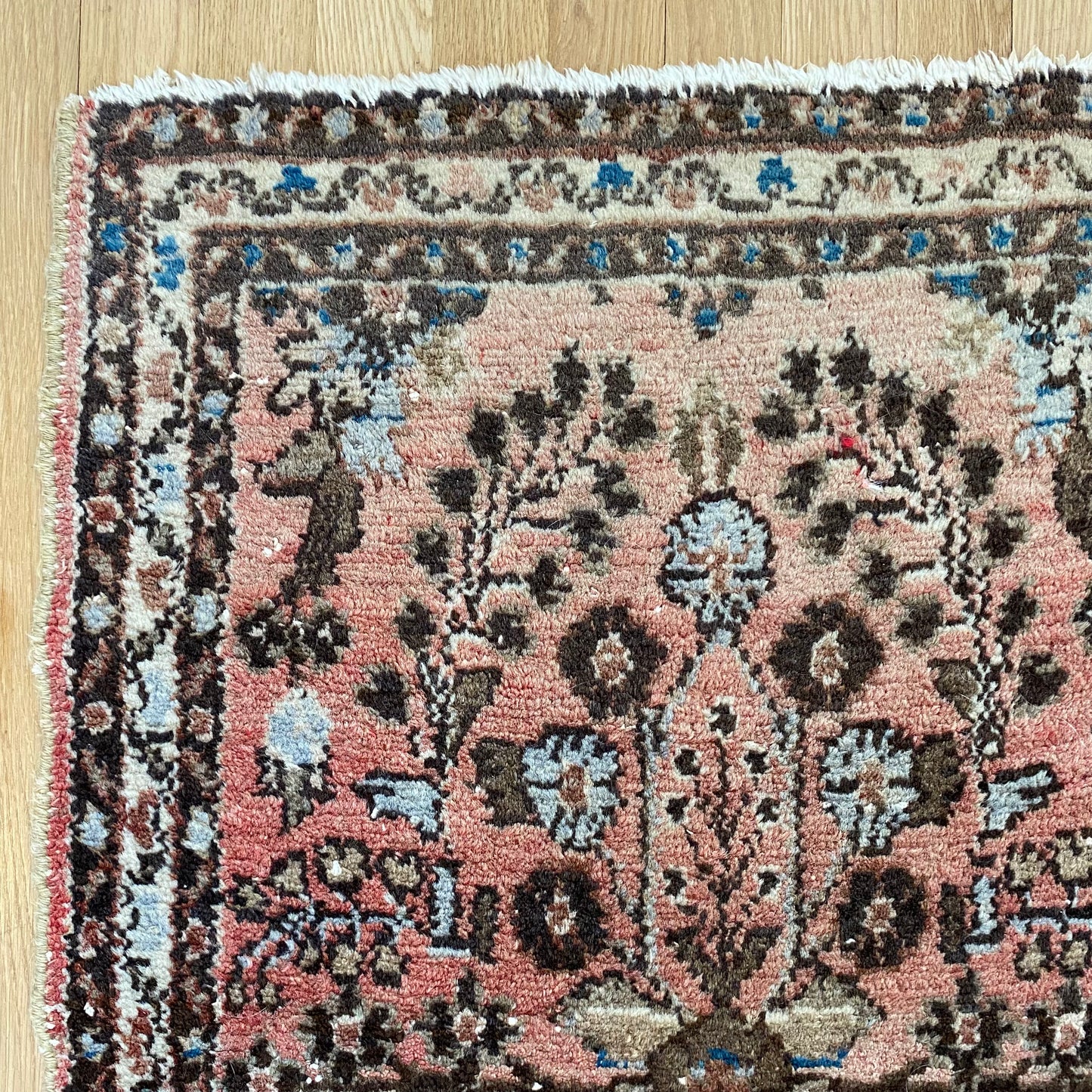 Vintage Rug, 2' 2 x 3' 2 Soft Red