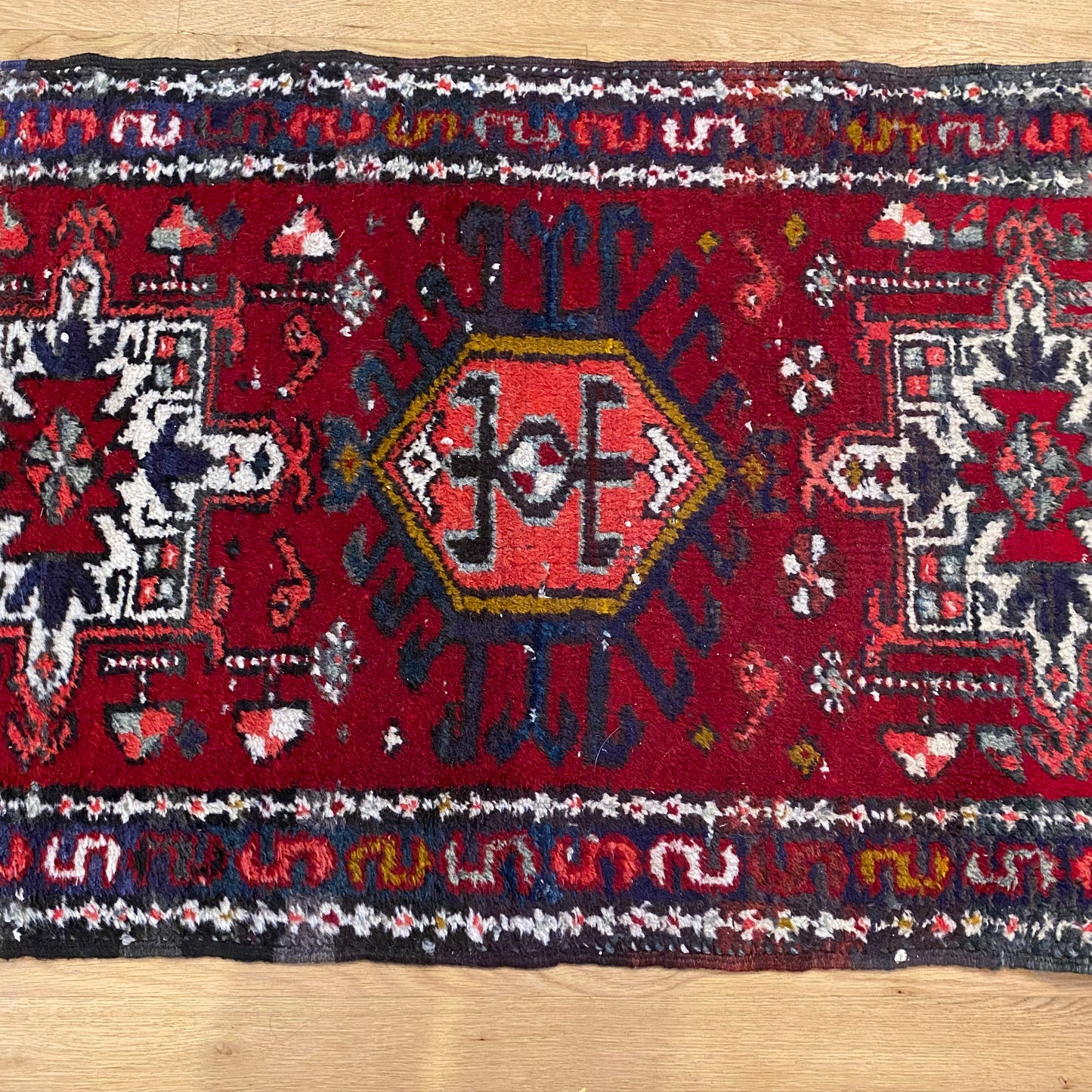 Vintage Rug, 2' 2 x 4' Red