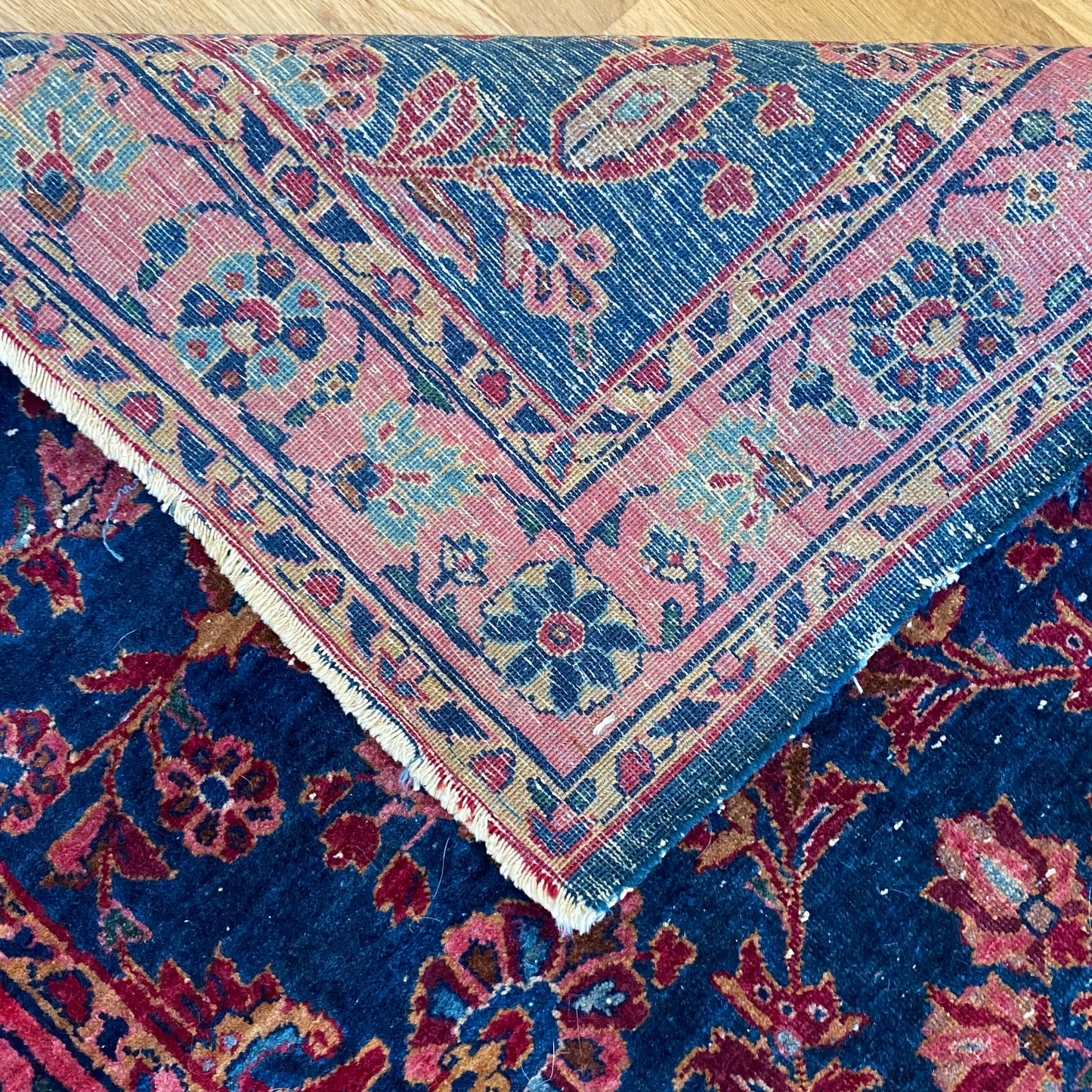 Vintage Rug, 2' 7 x 5' 7 Blue