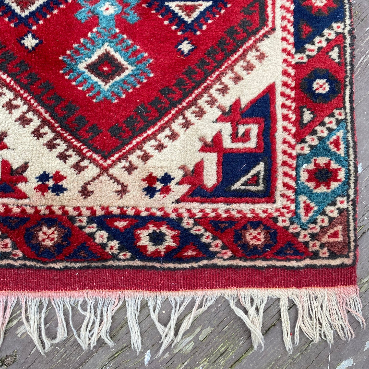Vintage Rug, 2' 5 x 9' 8 Red