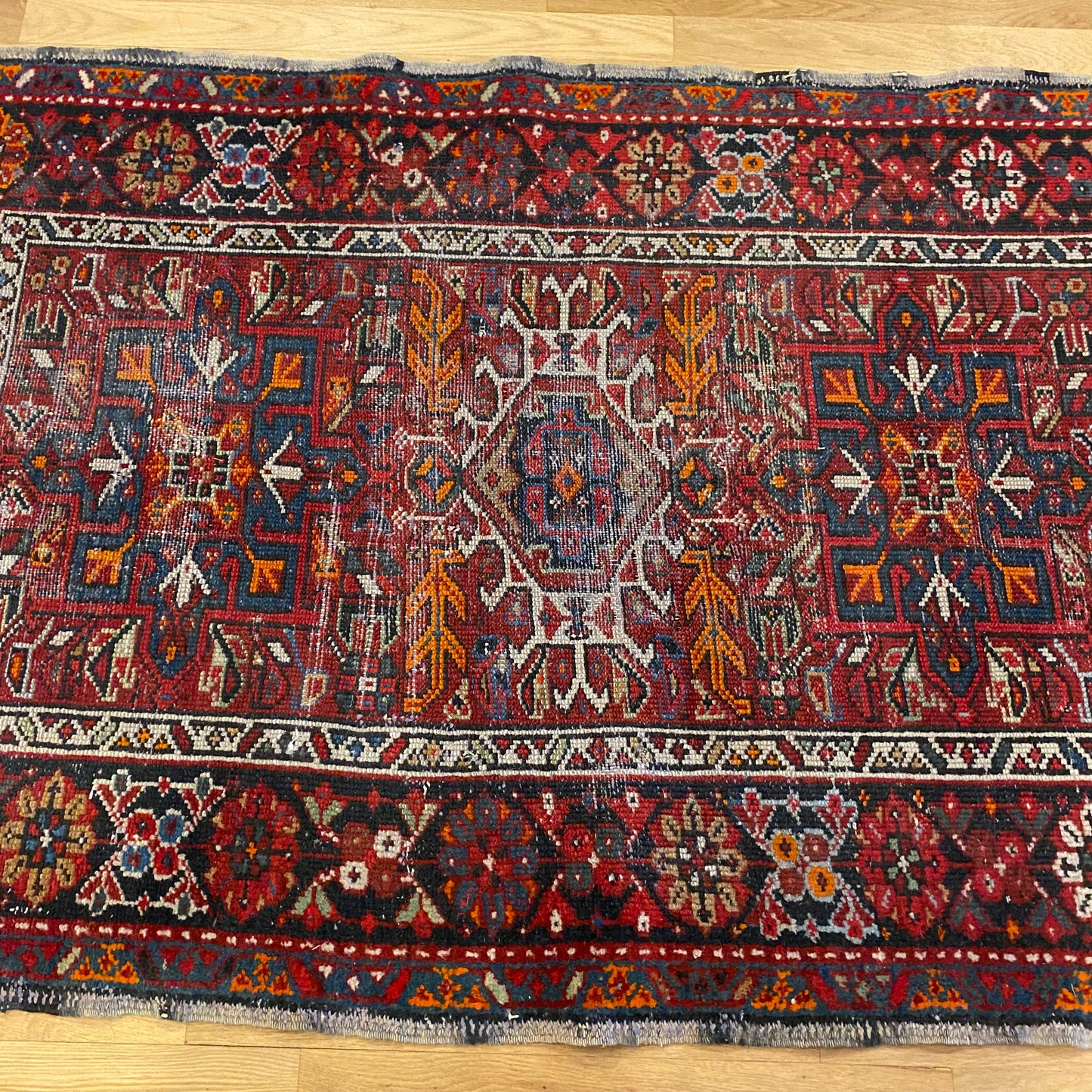 Vintage Rug, 2' 11 x 4' 5 Red