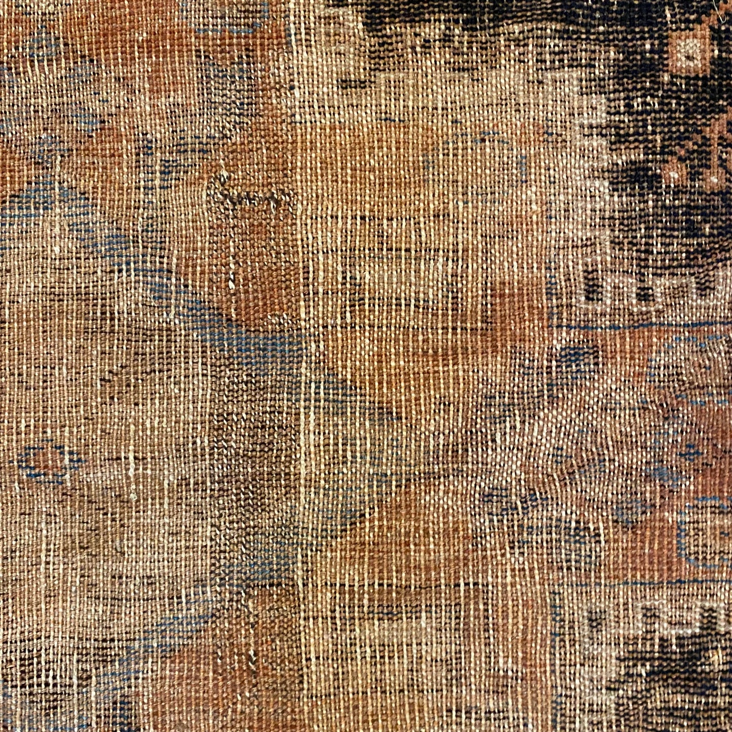 Antique Rug, 4' x 6' Navy