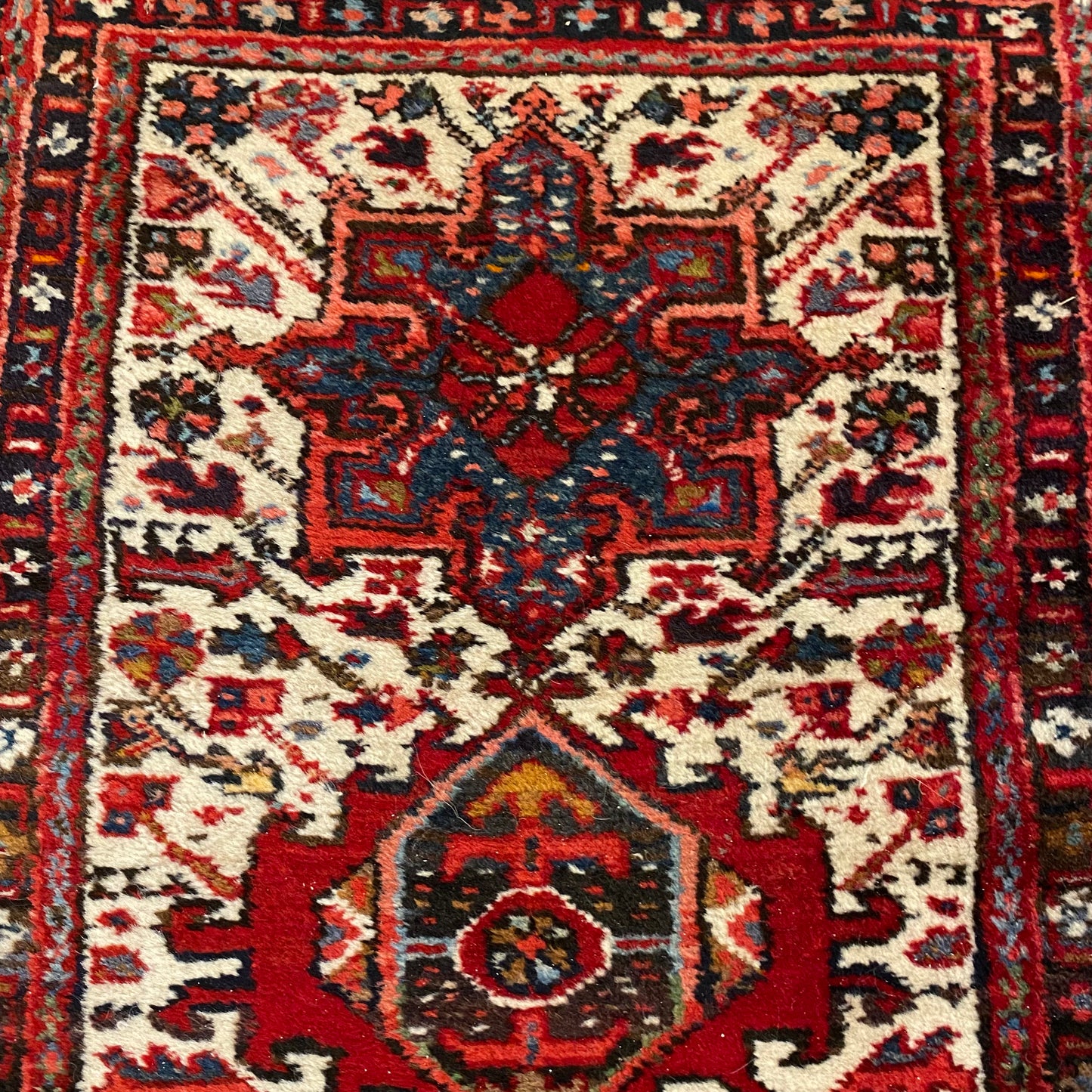 Vintage Rug, 1' 11 x 2' 11 White