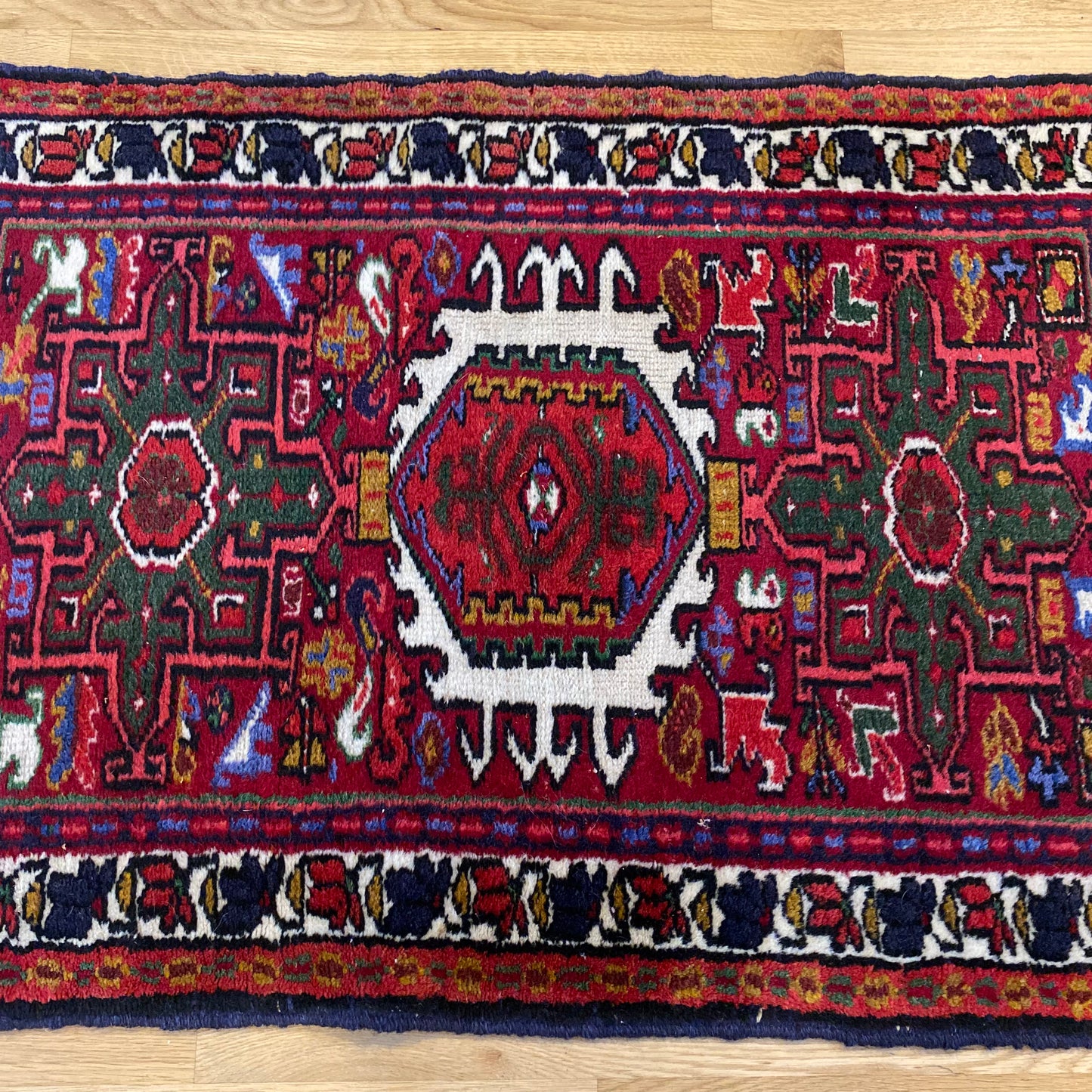 Vintage Rug, 2' 3 x 3' 1 Red