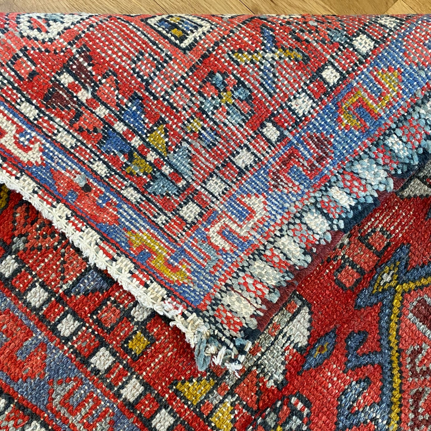 Vintage Rug, 2' 1 x 4' Red