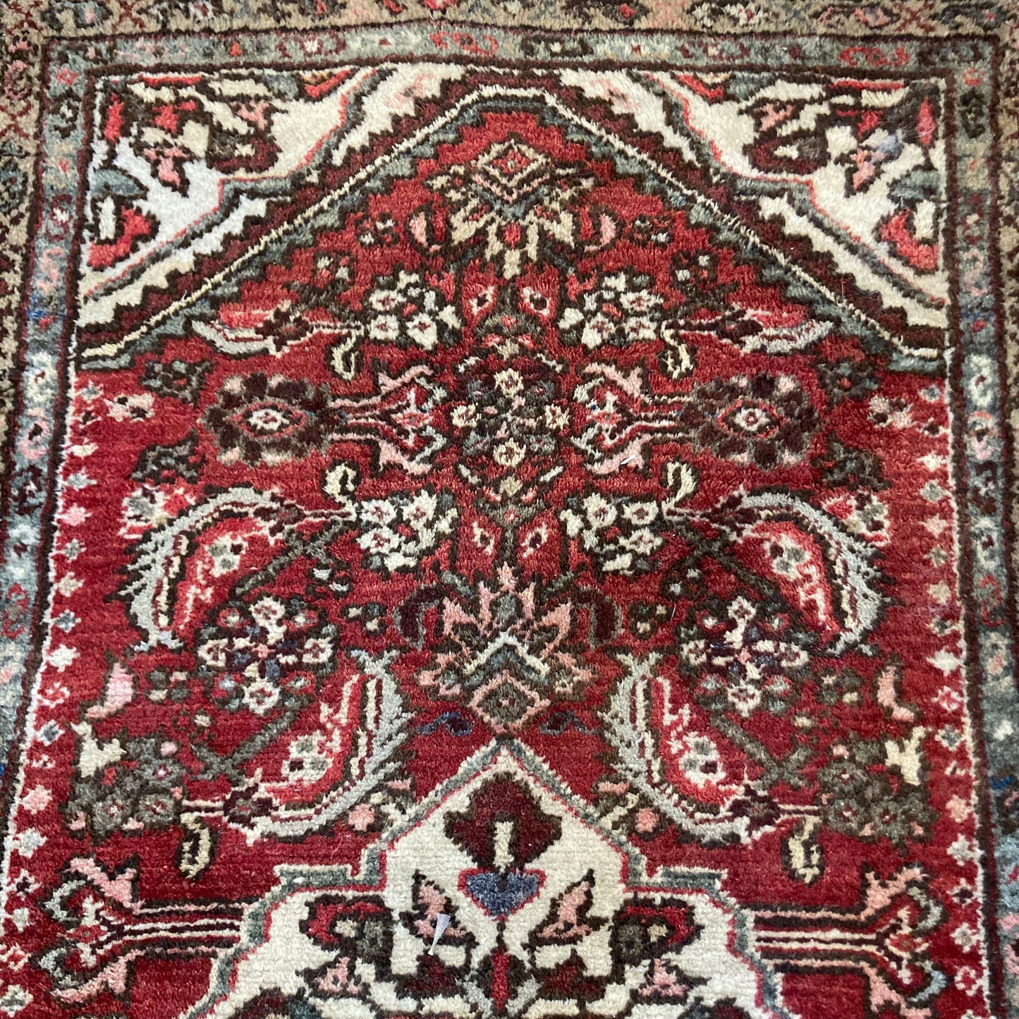 Vintage Rug, 2' 5 x 4' 2 Red