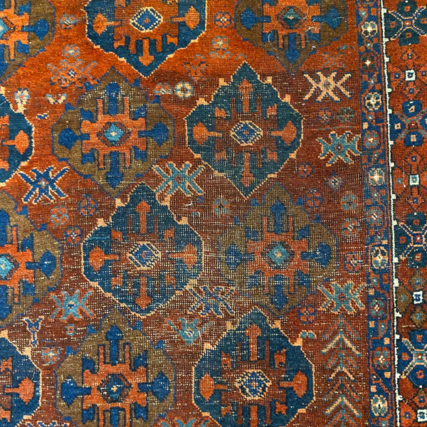 Vintage Rug, 4' 3 x 5' 11 Red