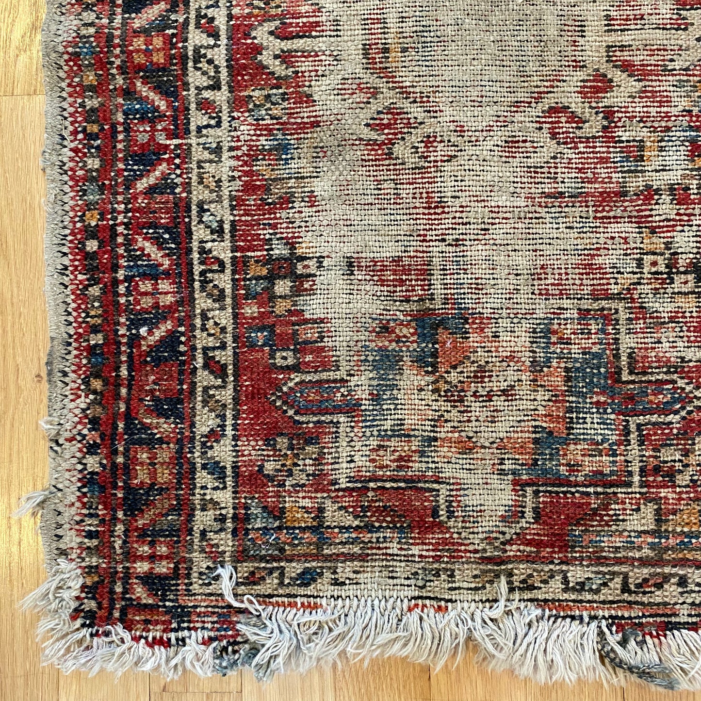 Vintage Rug, 1' 11 x 2' 11 Red