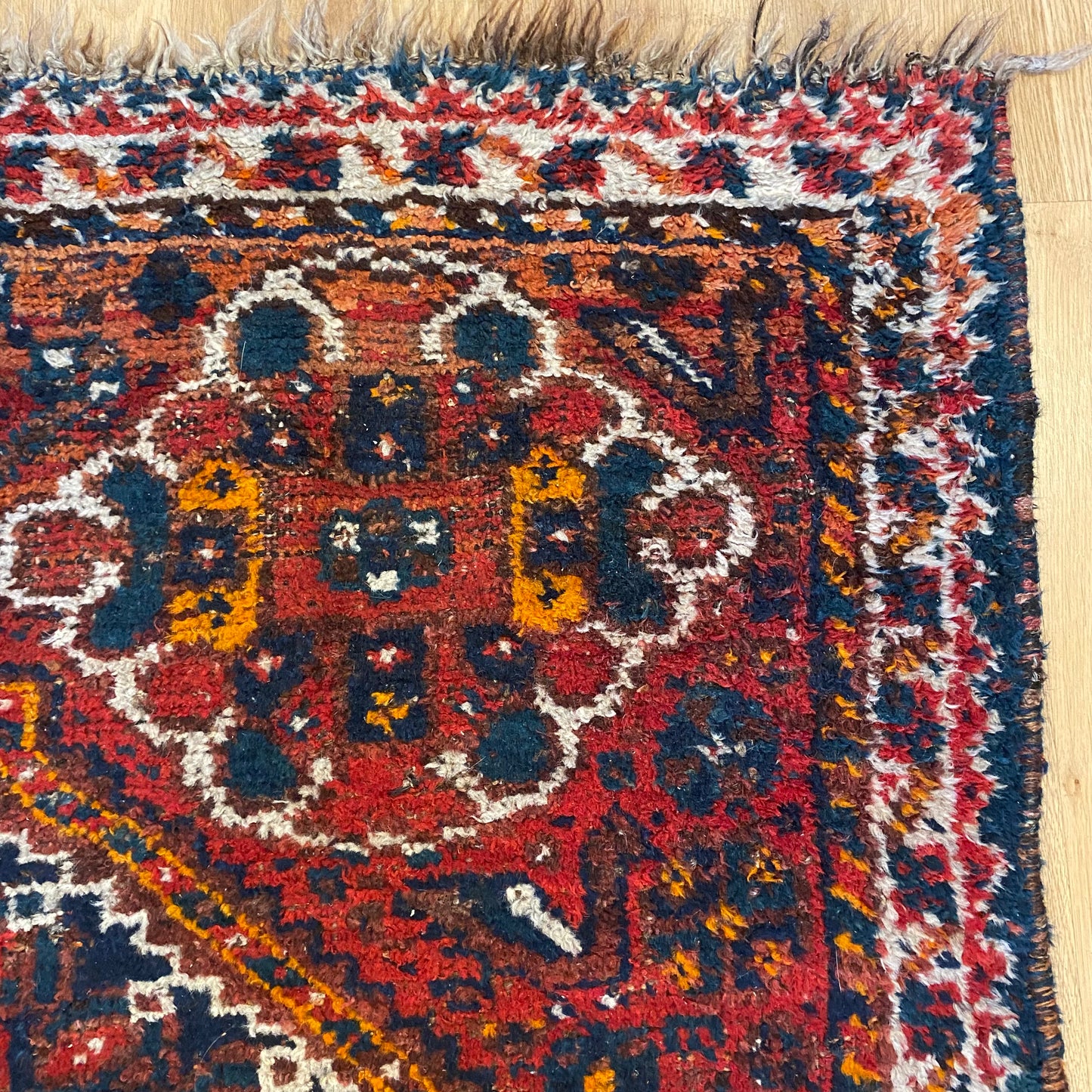Vintage Rug, 3' 10 x 5' Red