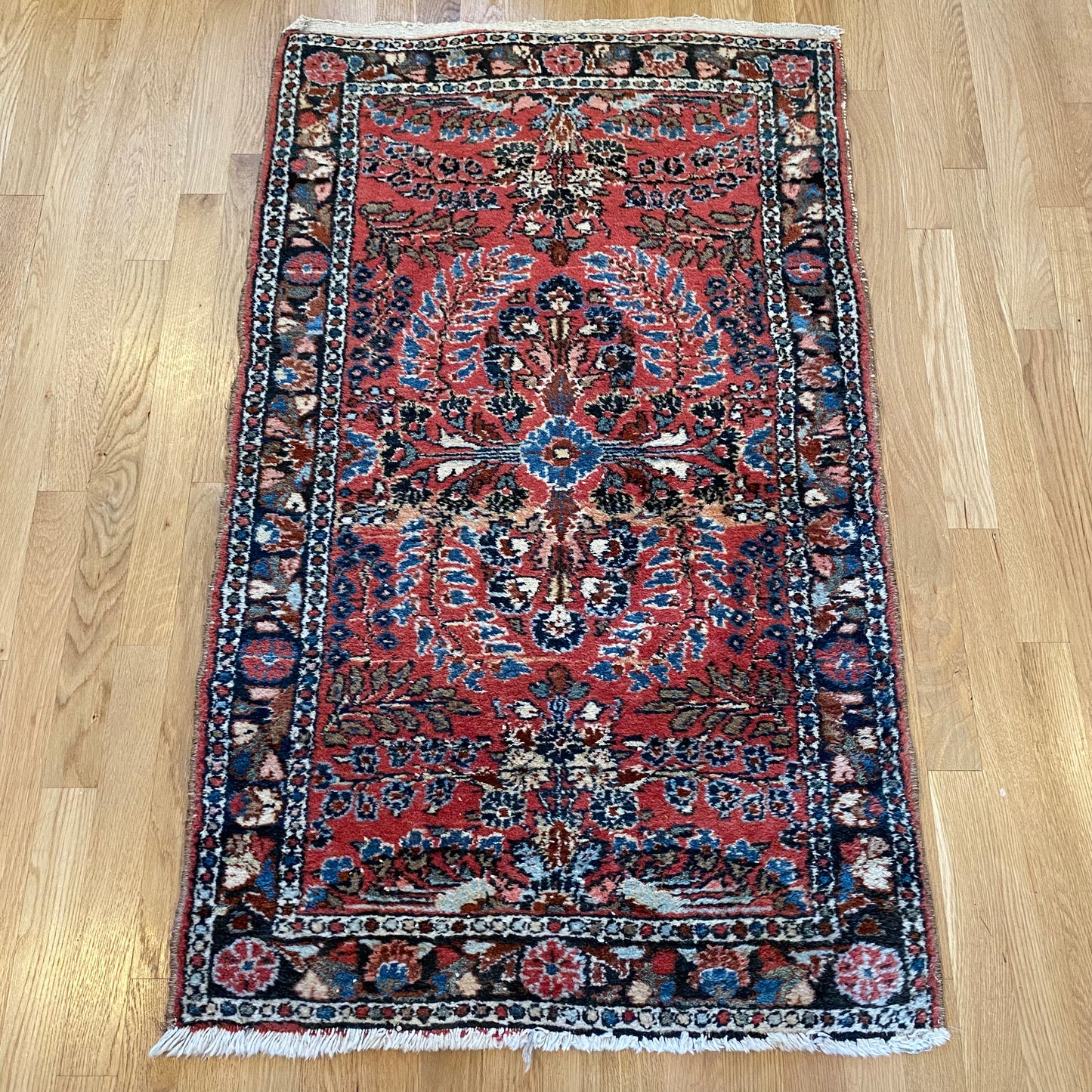Vintage Rug, 2' 6 x 4' 2 Pink