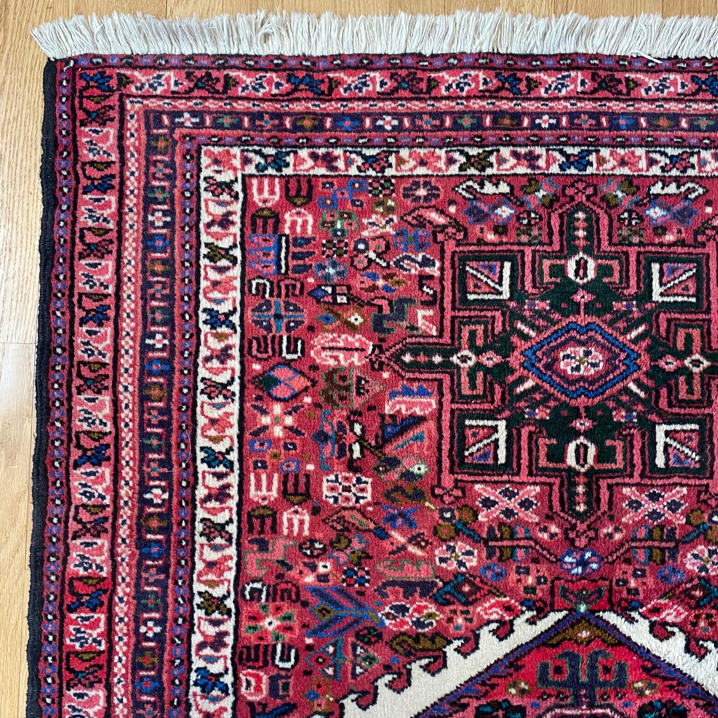 Vintage Rug, 3' 7 x 5' 2 Red