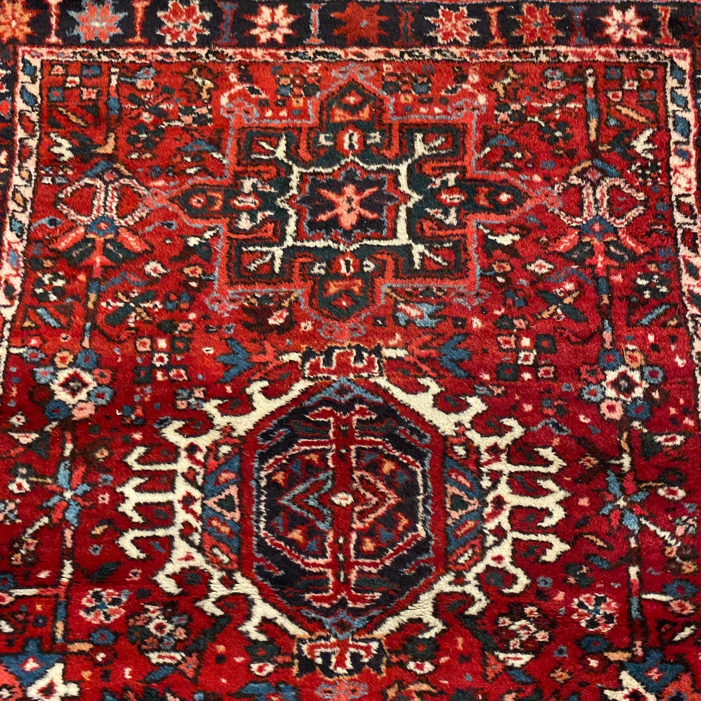 Vintage Rug, 3' 10 x 4' 8 Red