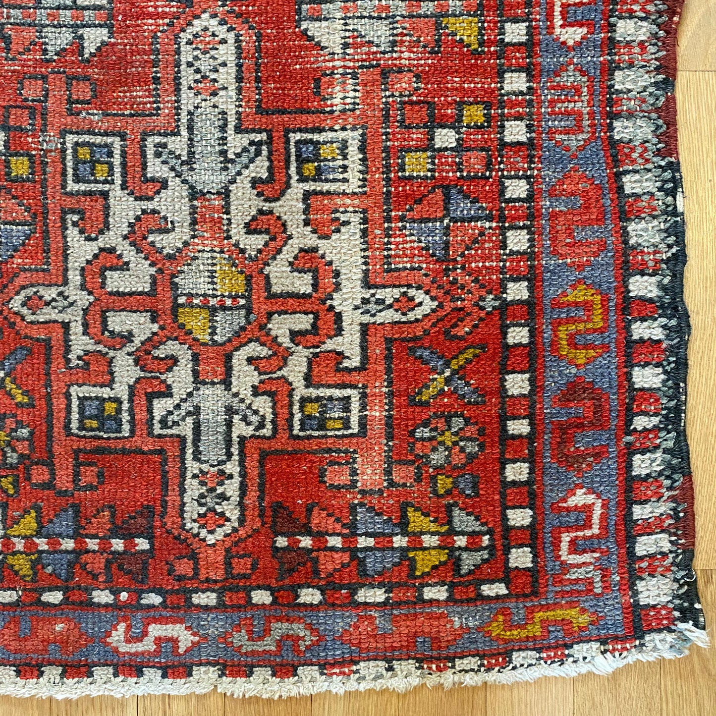 Vintage Rug, 2' 1 x 4' Red