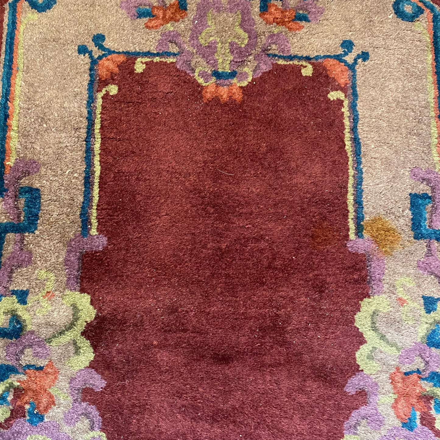 Vintage Rug, 2' x 4' Magenta