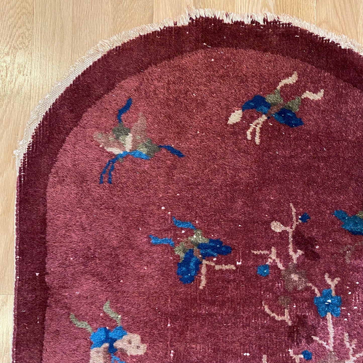 Vintage Rug, 2' x 3' 11 Magenta