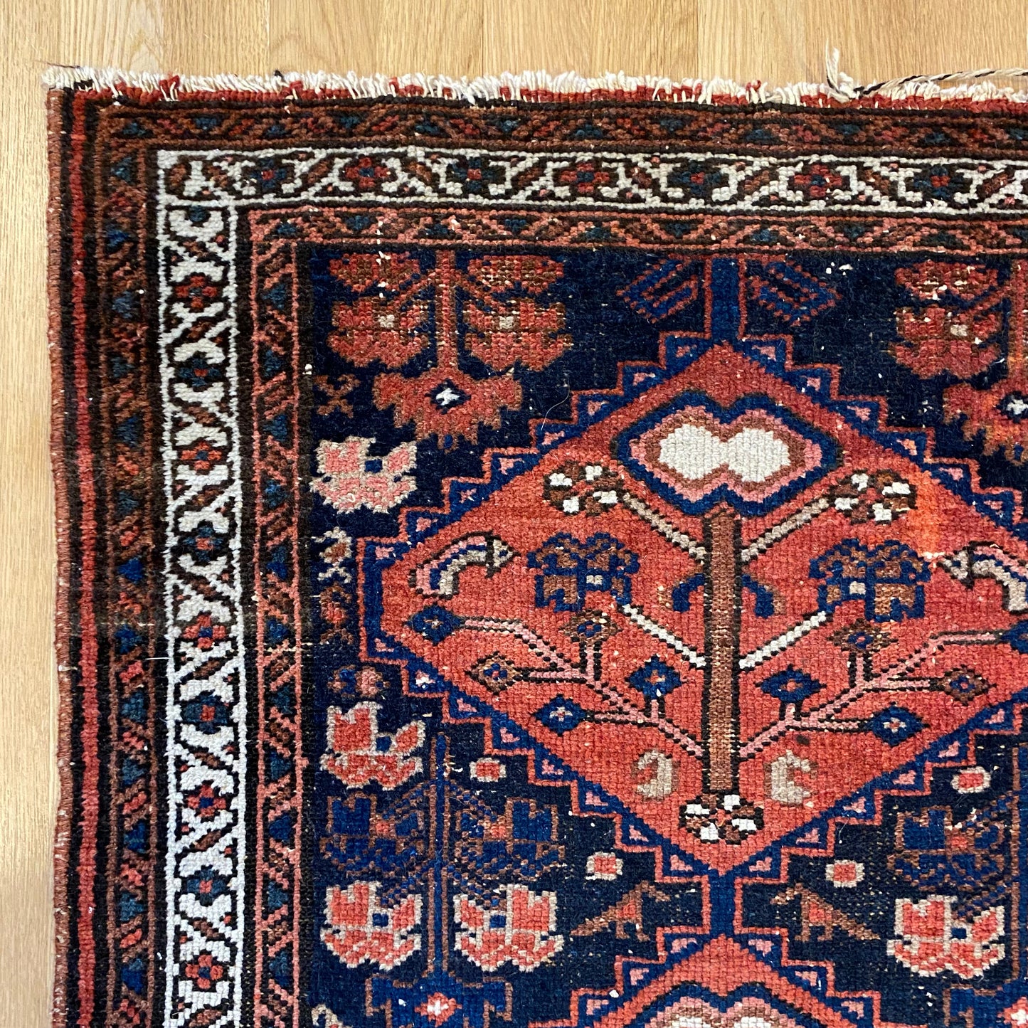 Vintage Rug, 2' 5 x 4' 1 Blue