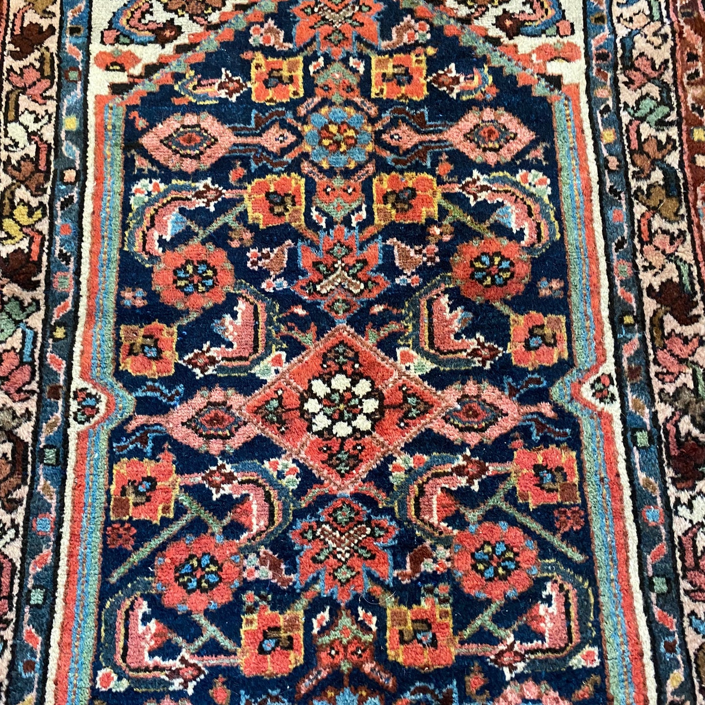 Vintage Rug, 2' 4 x 4' 2 Blue