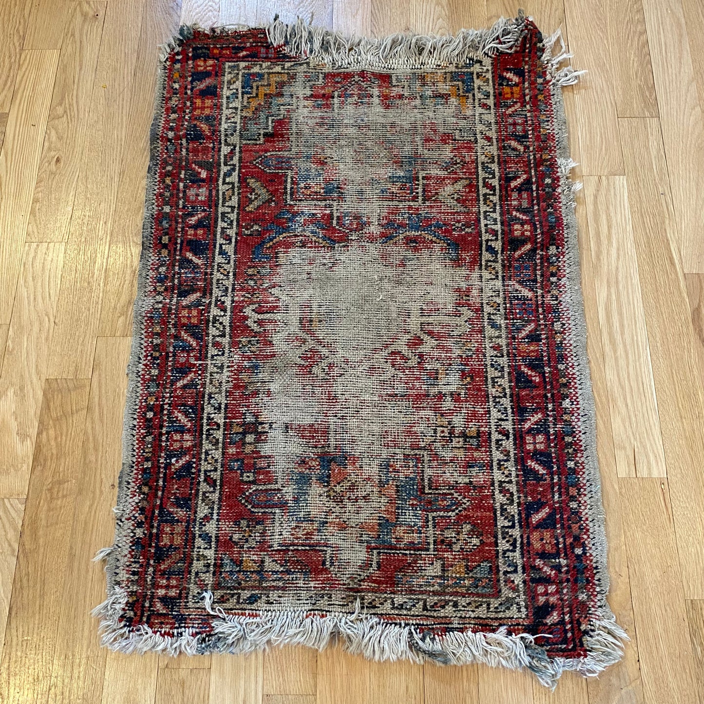 Vintage Rug, 1' 11 x 2' 11 Red