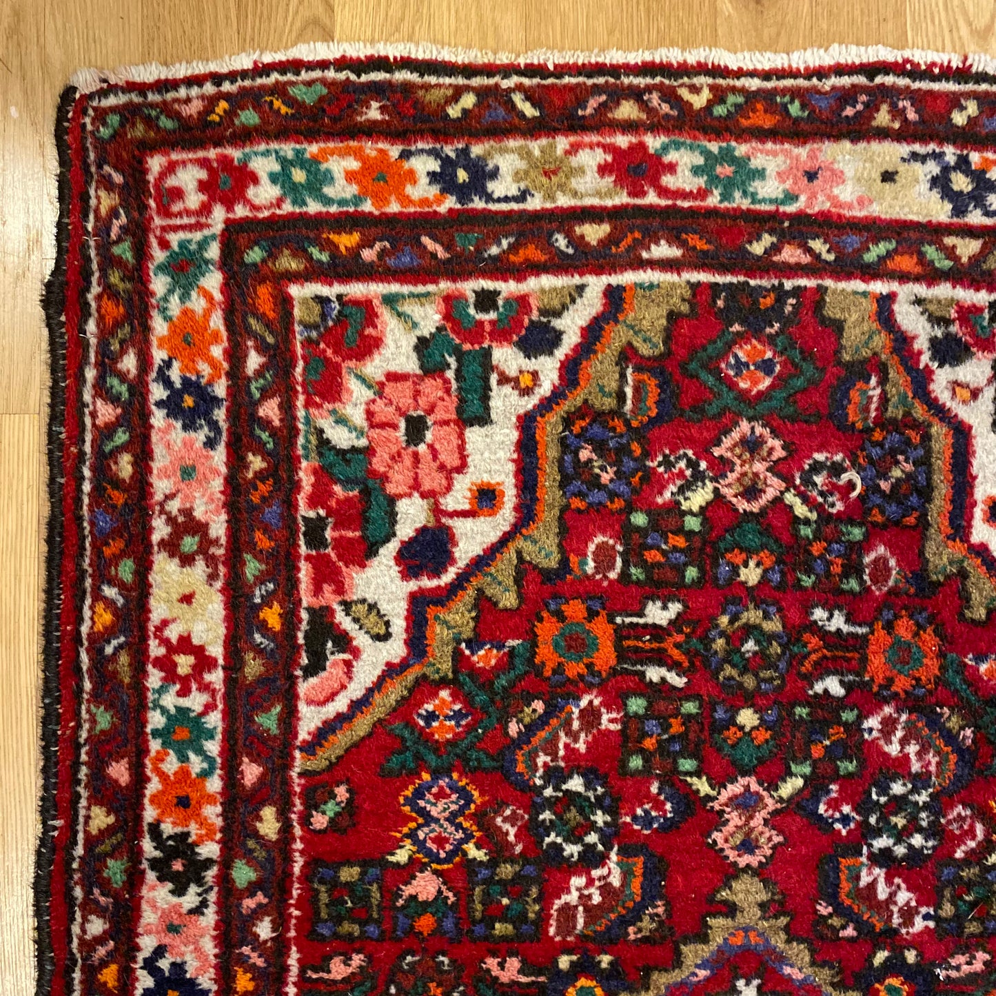 Vintage Rug, 2' 10 x 4' 2 Red