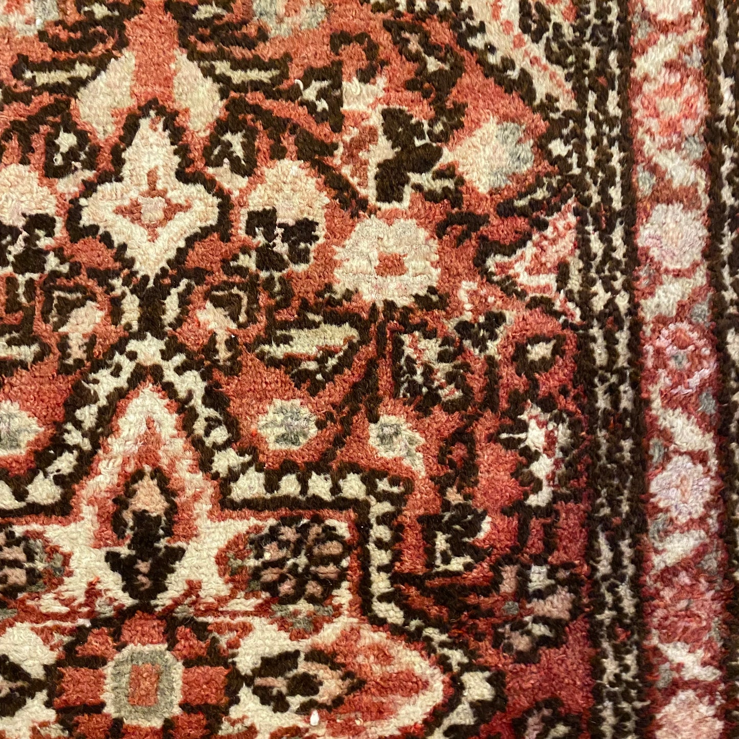 Vintage Rug, 1' 10 x 3' Soft Red
