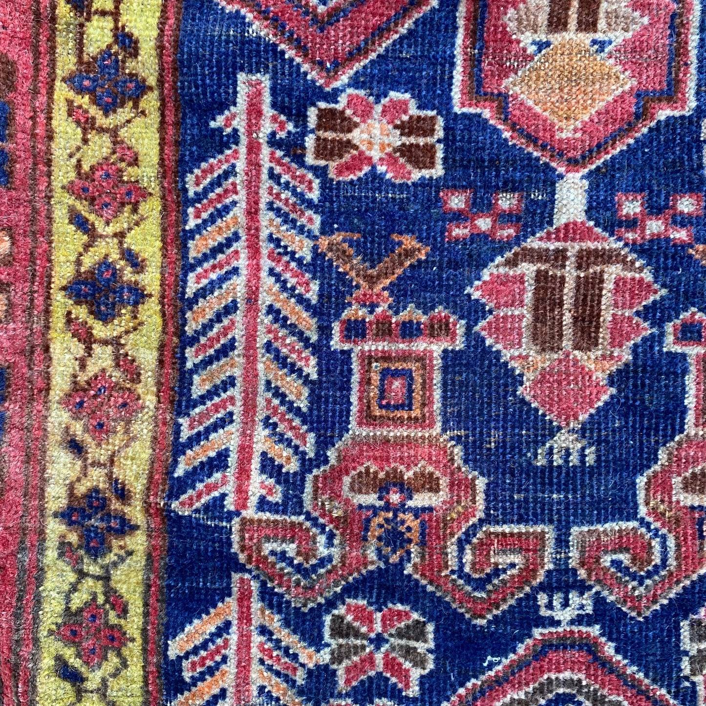 Vintage Rug, 3' 5 x 6' 6 Blue