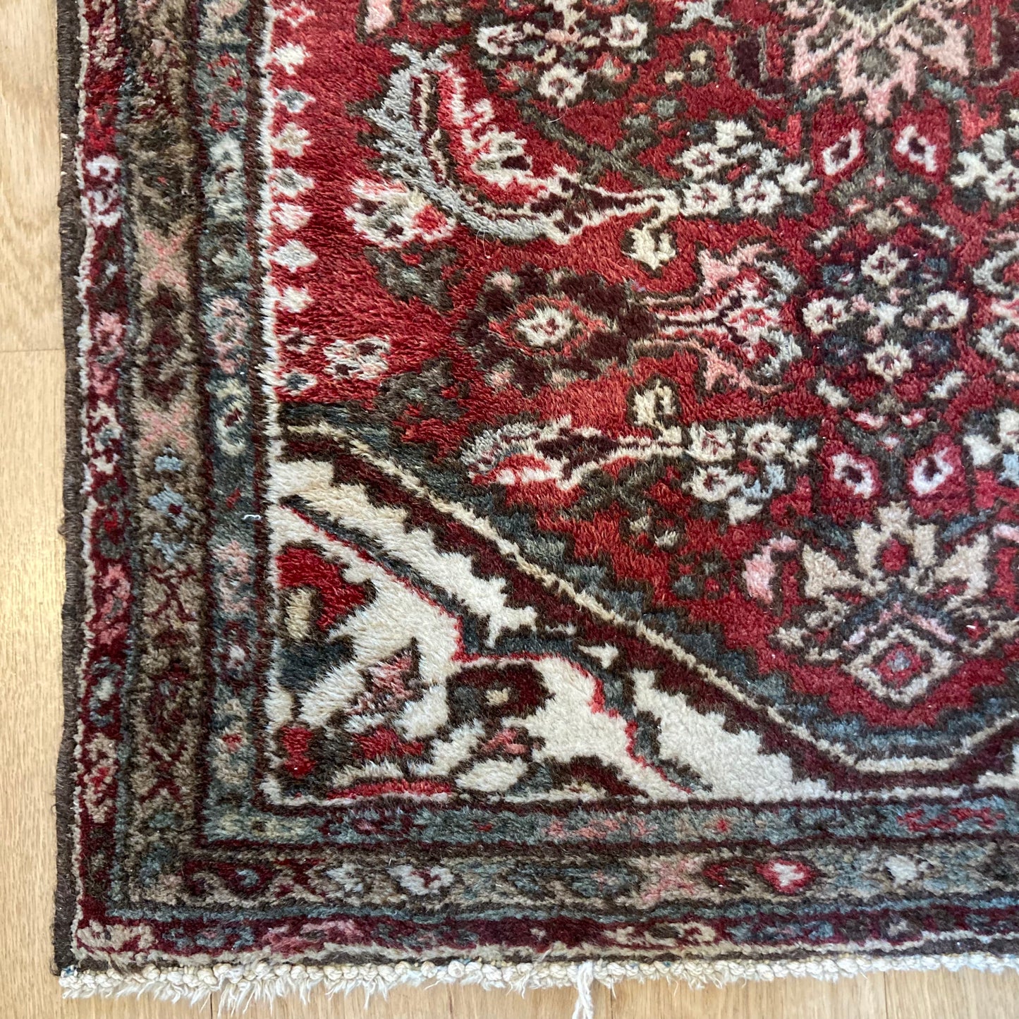 Vintage Rug, 2' 5 x 4' 2 Red