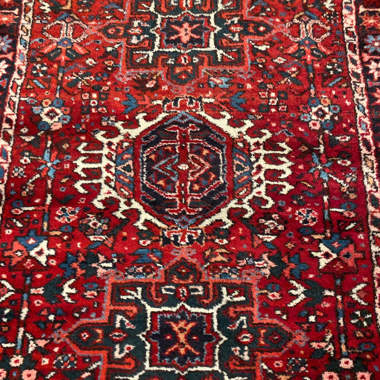 Vintage Rug, 3' 10 x 4' 8 Red