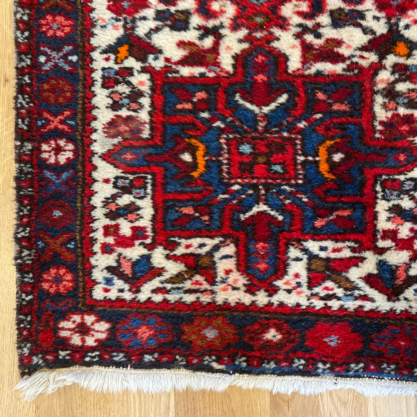 Vintage Rug, 2' 1 x 5' 9 White